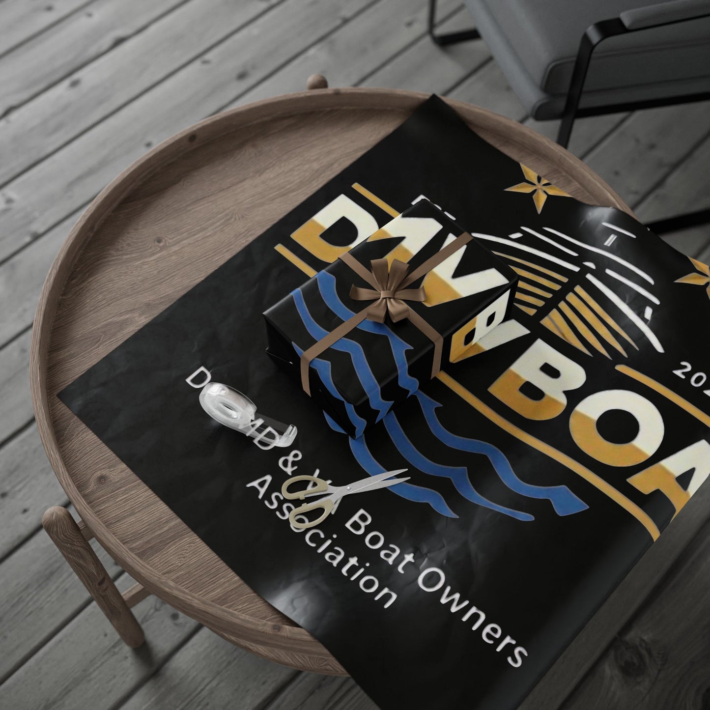 DMVBOA Boat Owners Association Wrapping Paper — DC MD VA Nautical Gift Wrap