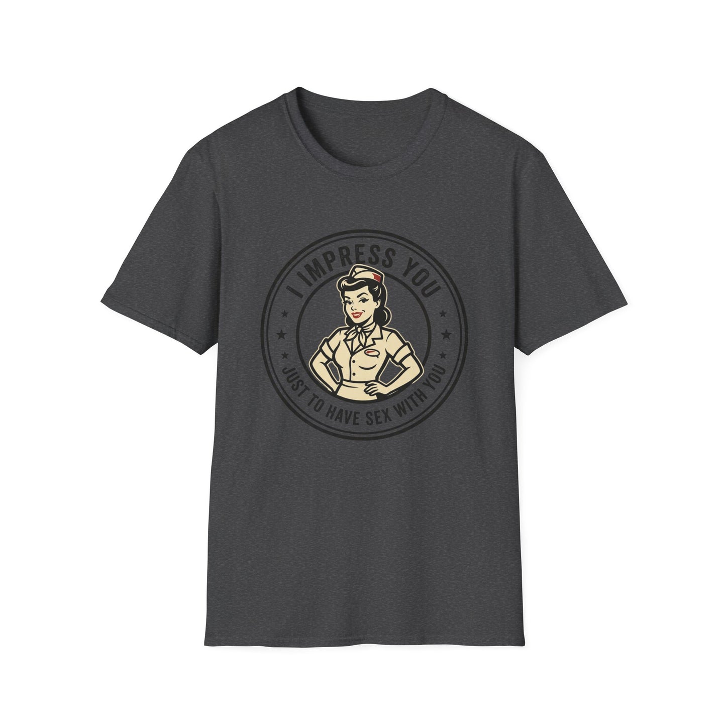 'I Impress You' Vintage Pin-Up Graphic Tee