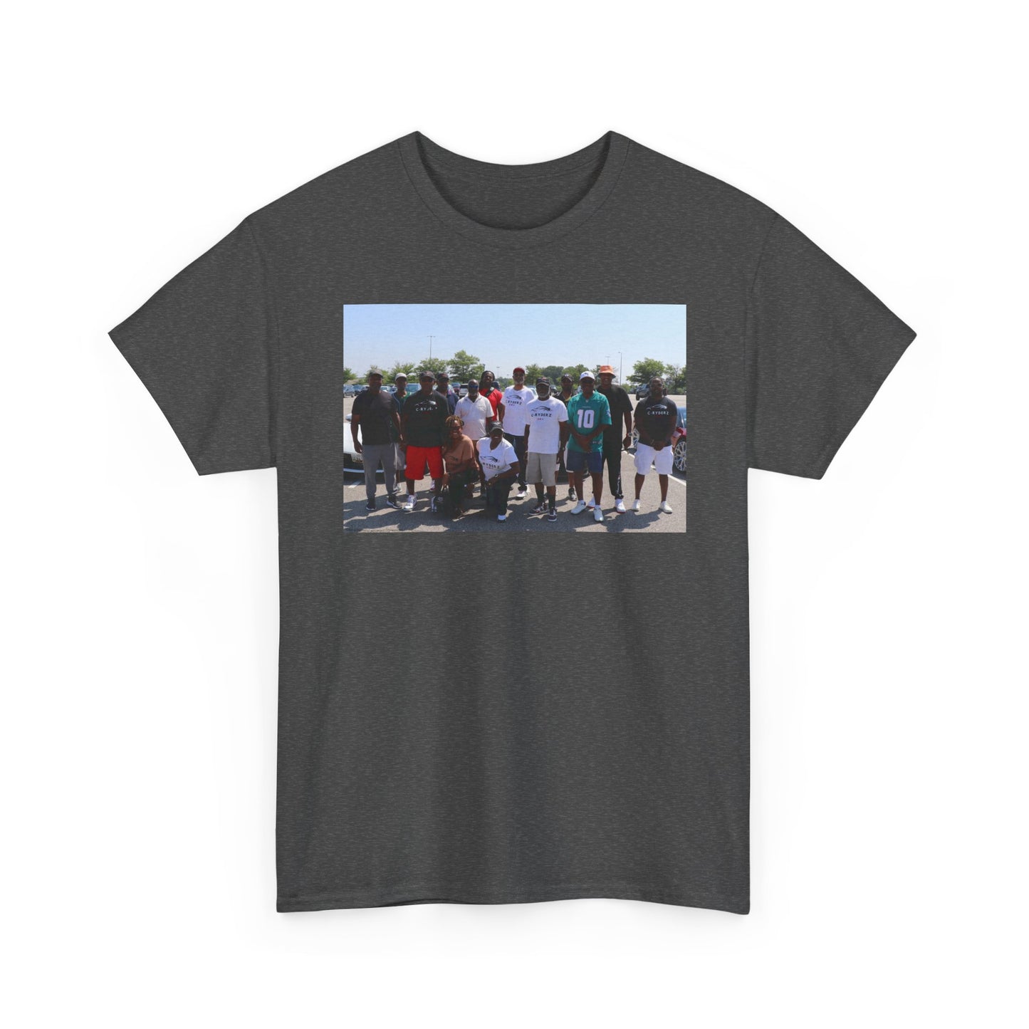 C-RYDERZ Group Photo Custom Tee — Personalized Reunion & Team Picture Shirt Printify