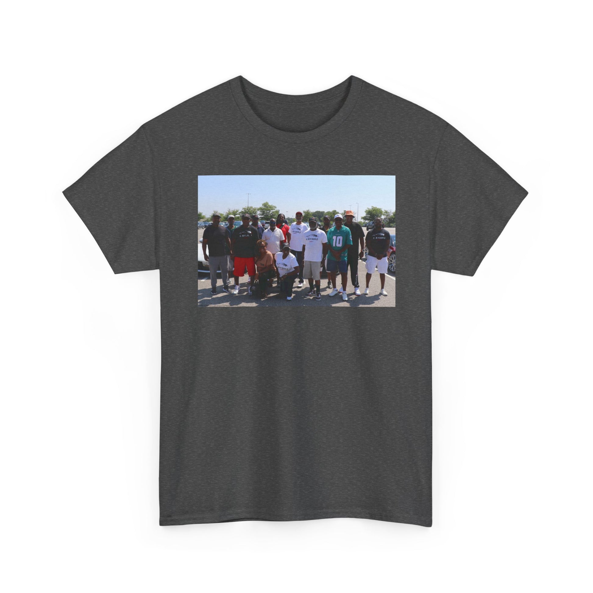 C-RYDERZ Group Photo Custom Tee — Personalized Reunion & Team Picture Shirt Printify