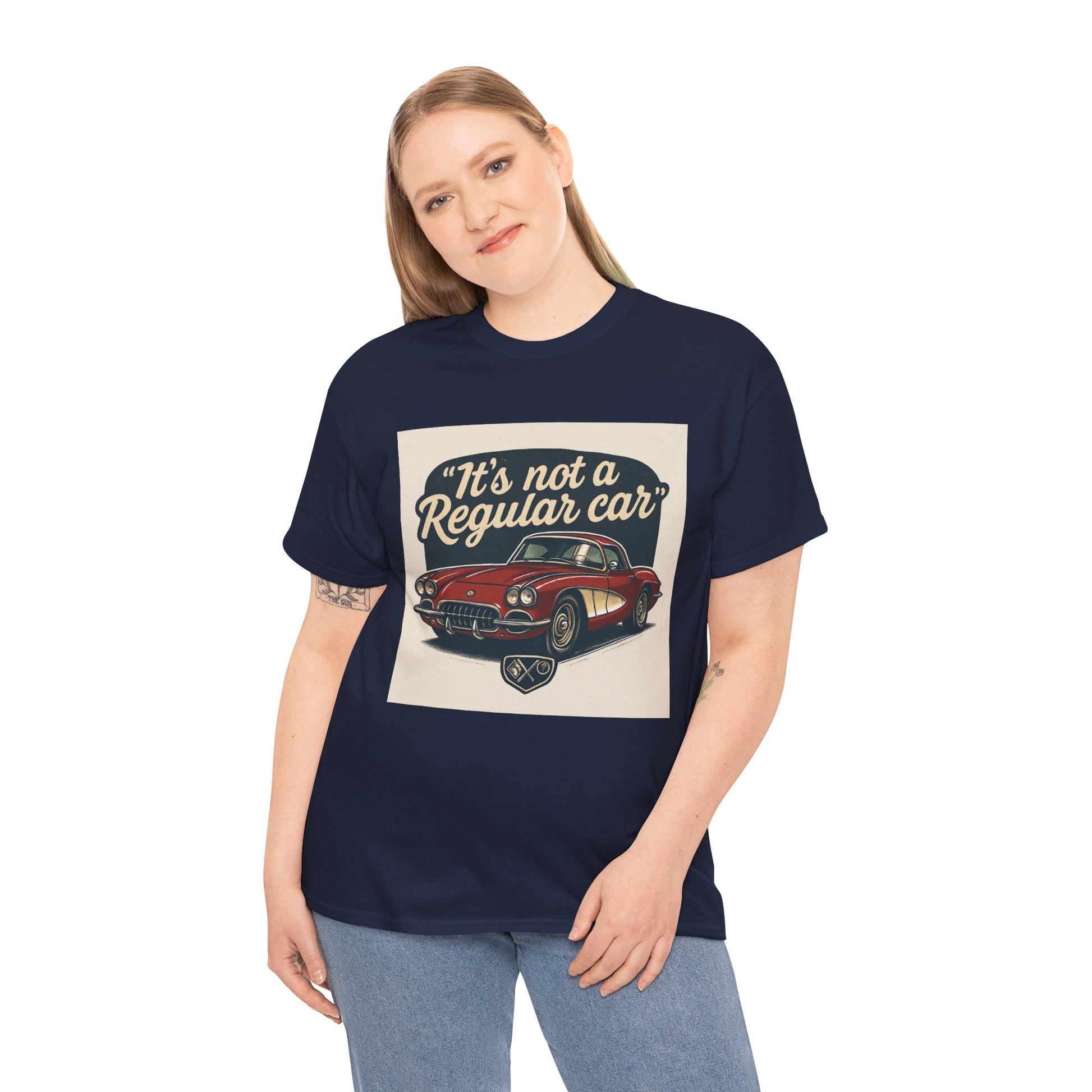 Classic Car Tee — "It's Not a Regular Car" Vintage Muscle Car Shirt Printify