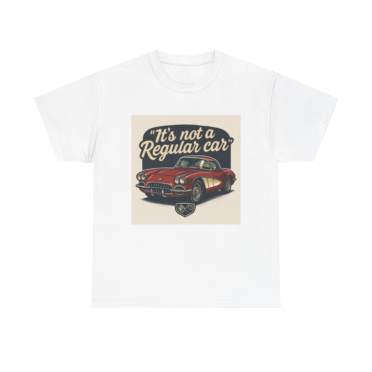 Classic Car Tee — "It's Not a Regular Car" Vintage Muscle Car Shirt Printify