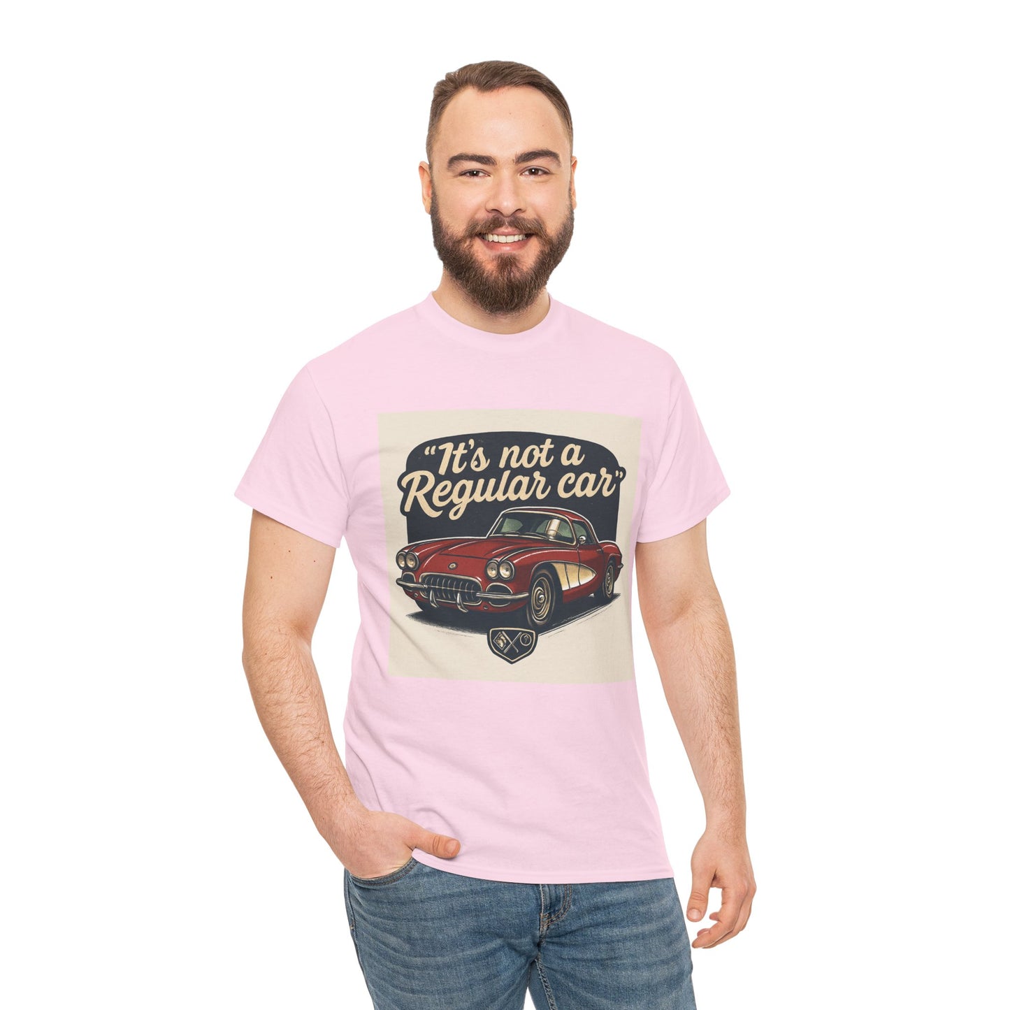 Classic Car Tee — "It's Not a Regular Car" Vintage Muscle Car Shirt Printify