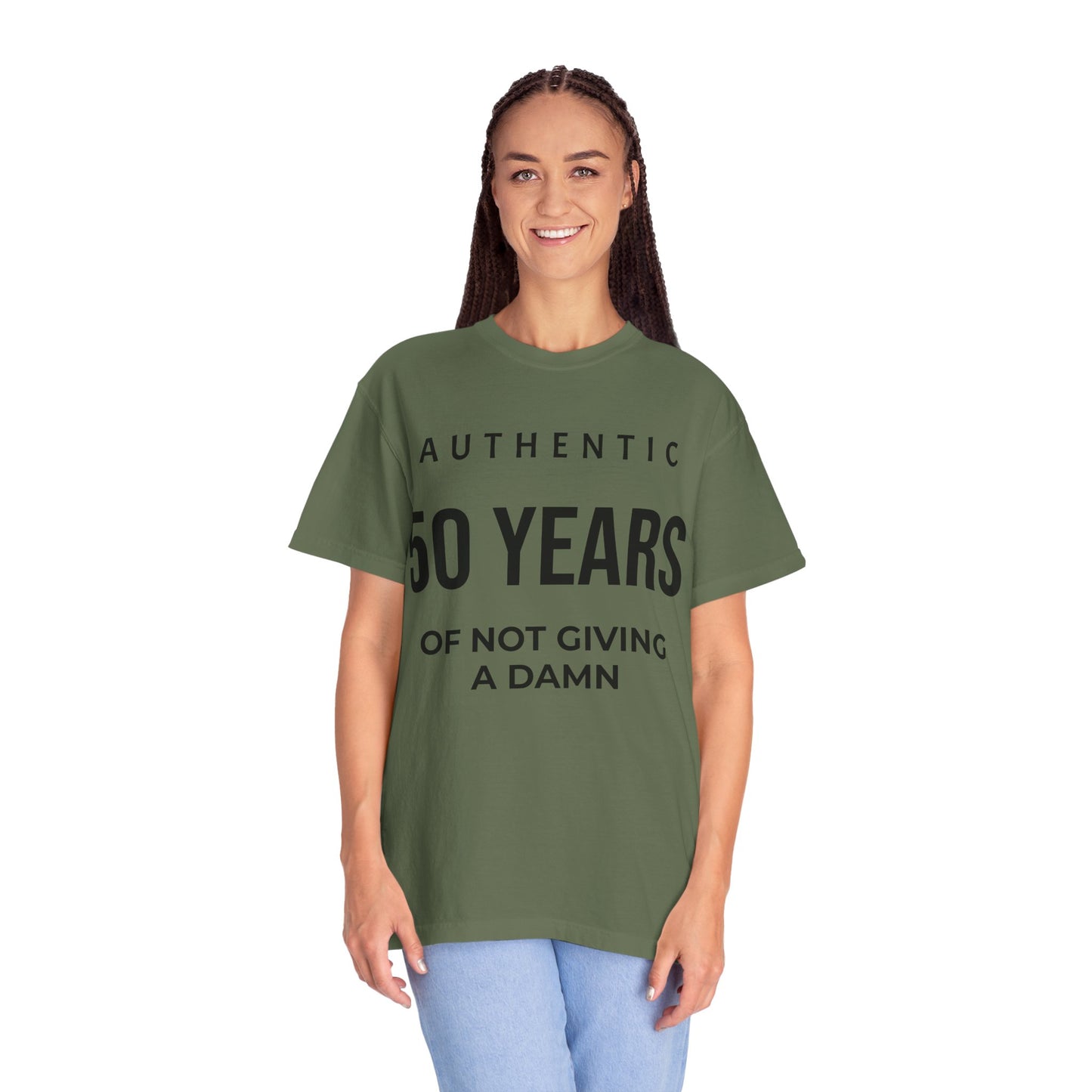50 Years of Not Giving a Damn T-Shirt — Funny 50th Birthday Tee