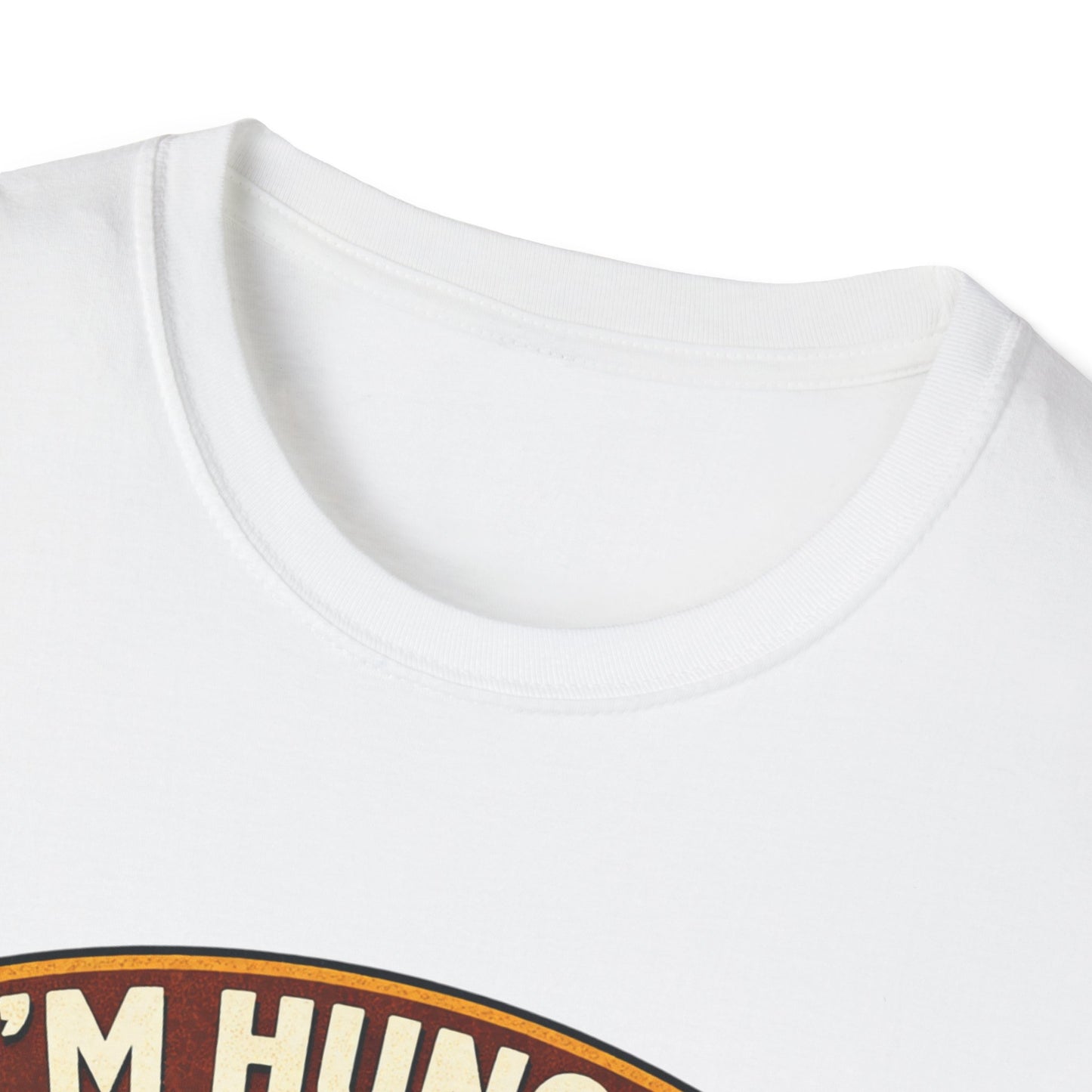 I'm Hungry Burger Graphic T-Shirt — "Do You Feel Buying Me Some Food?" Funny Foodie Tee