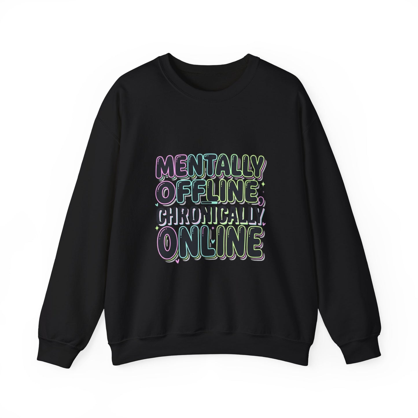 Mentally Offline Unisex Heavy Blend™ Crewneck Sweatshirt