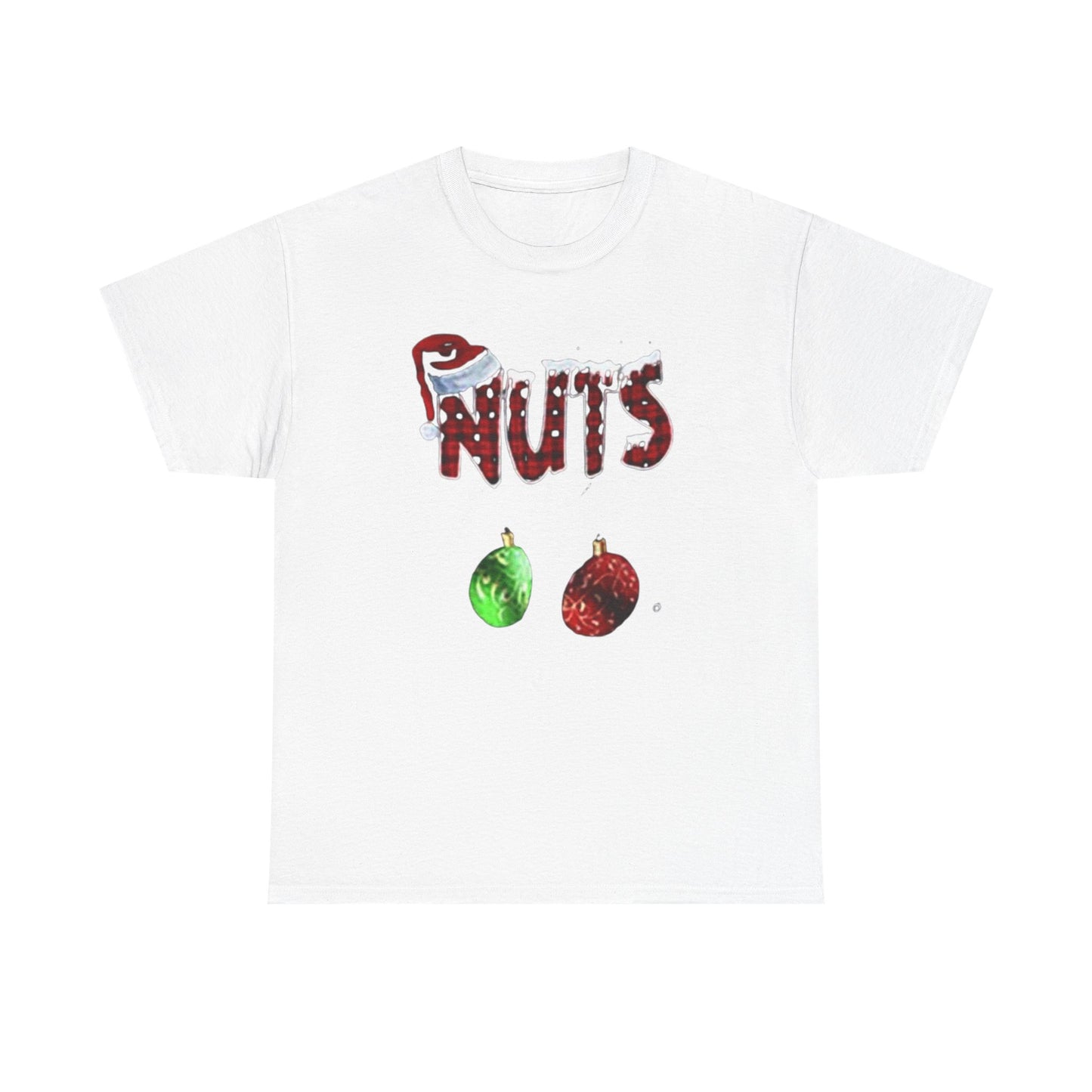 Holiday 'Nuts' Tee — Funny Christmas Ornament Graphic T-Shirt Printify