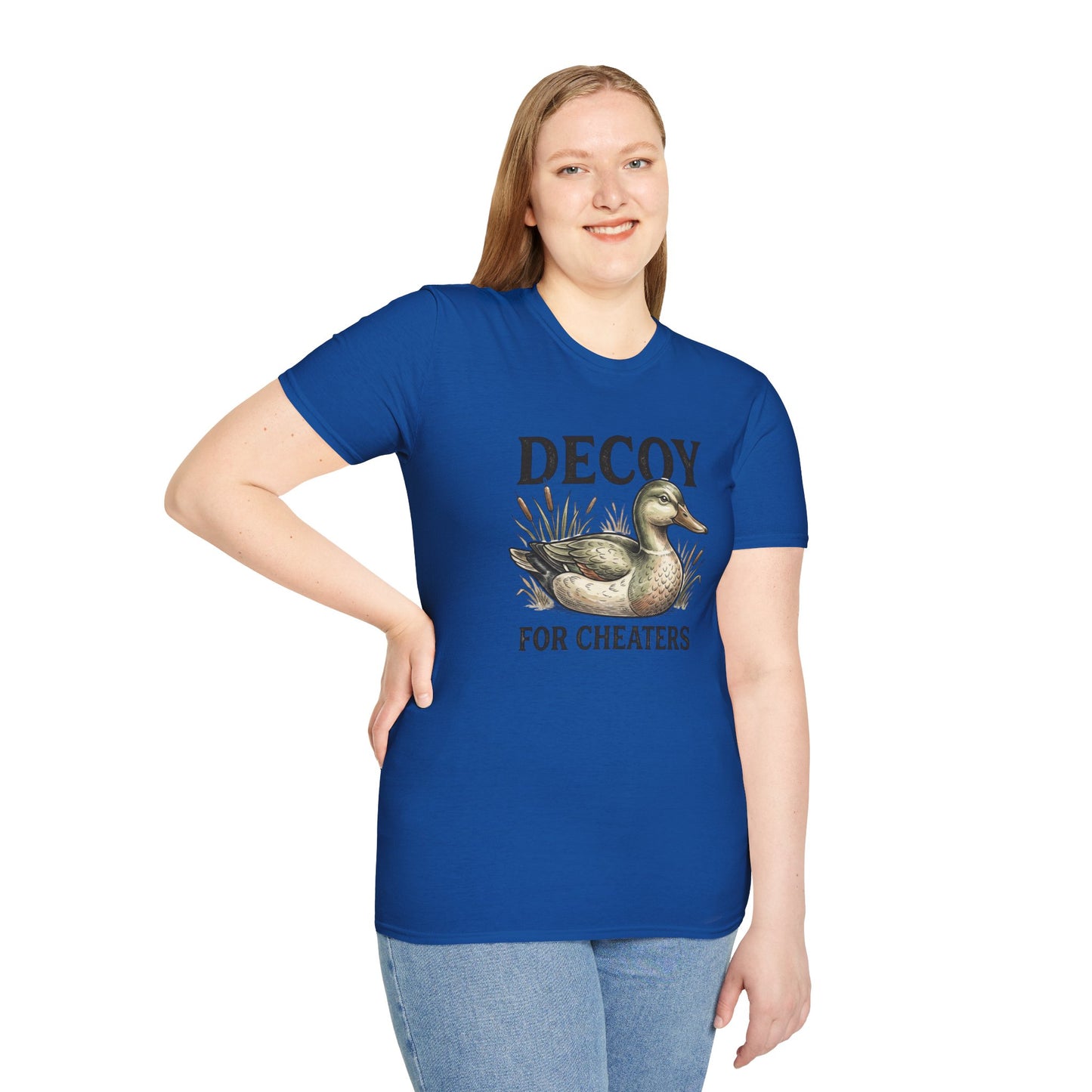 Decoy Duck T-Shirt — "Decoy for Cheaters" Vintage Waterfowl Tee