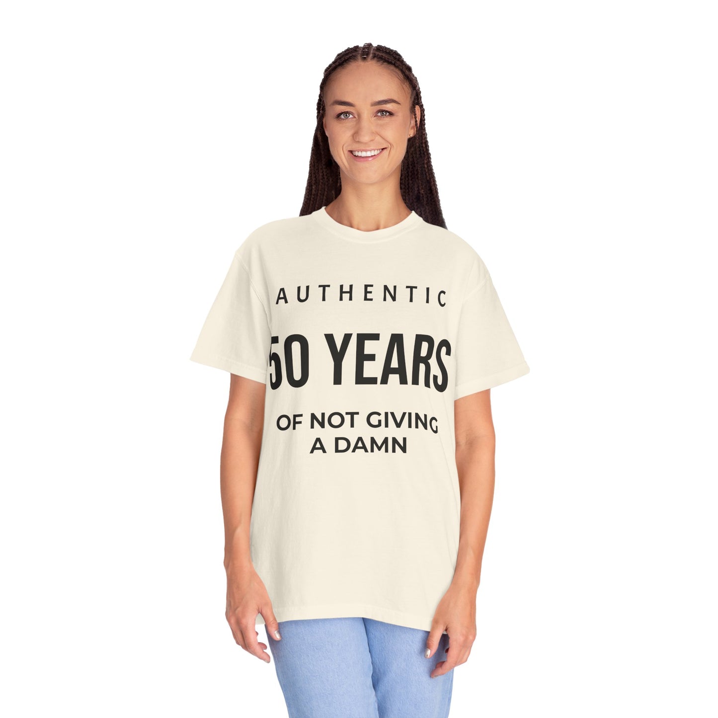 50 Years of Not Giving a Damn T-Shirt — Funny 50th Birthday Tee