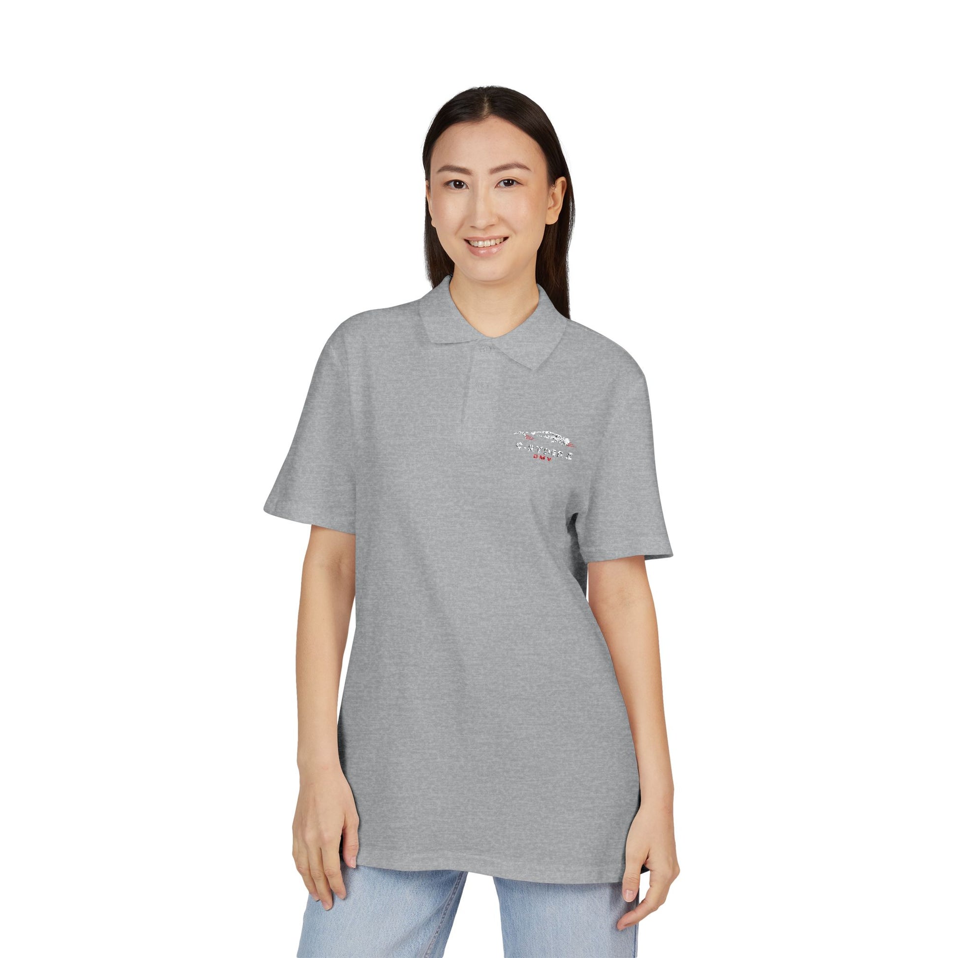 C-RYDERZ Embroidered Unisex Pique Polo Shirt - Casual Comfort & Style Printify
