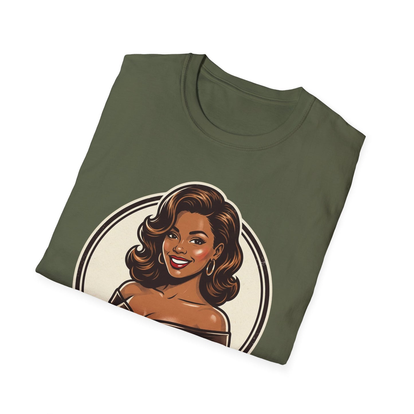 "Super Sexy Crew Mate" Retro Pin-Up Graphic Tee Printify