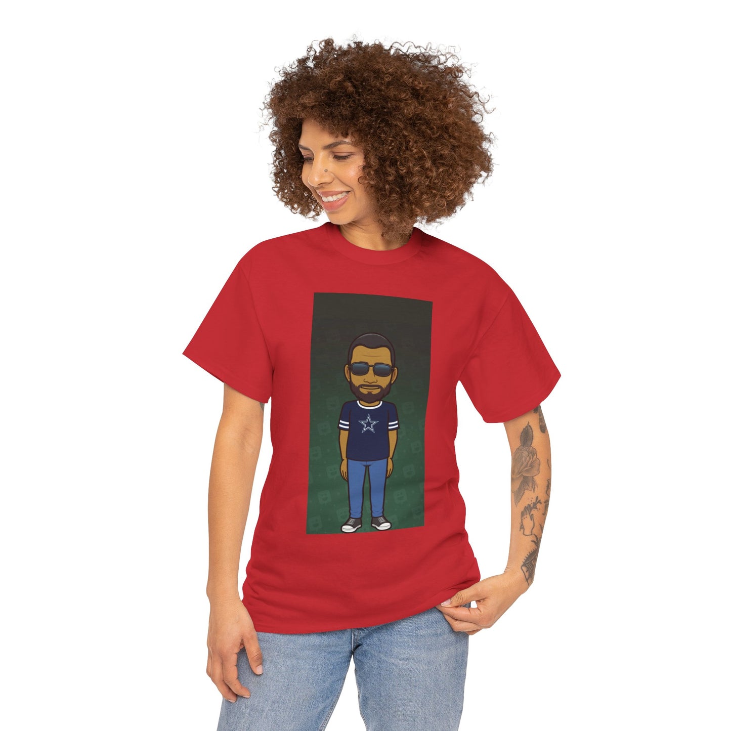 Cartoon Guy Graphic Tee — Personalized Avatar Shirt Printify