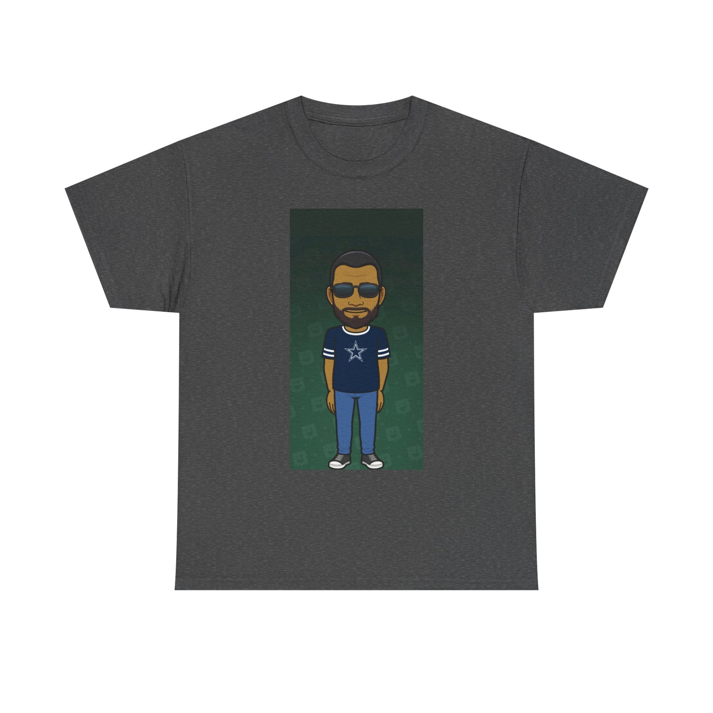 Cartoon Guy Graphic Tee — Personalized Avatar Shirt Printify