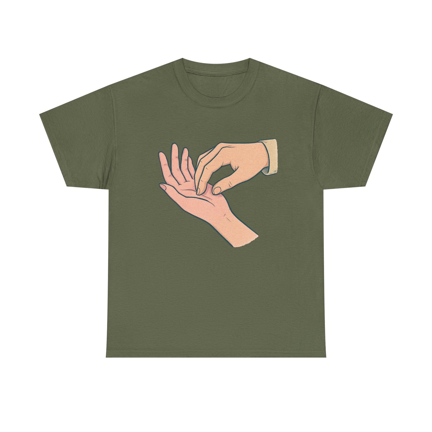 T-Shirt - Gentle Palm Reading Illustration Tee