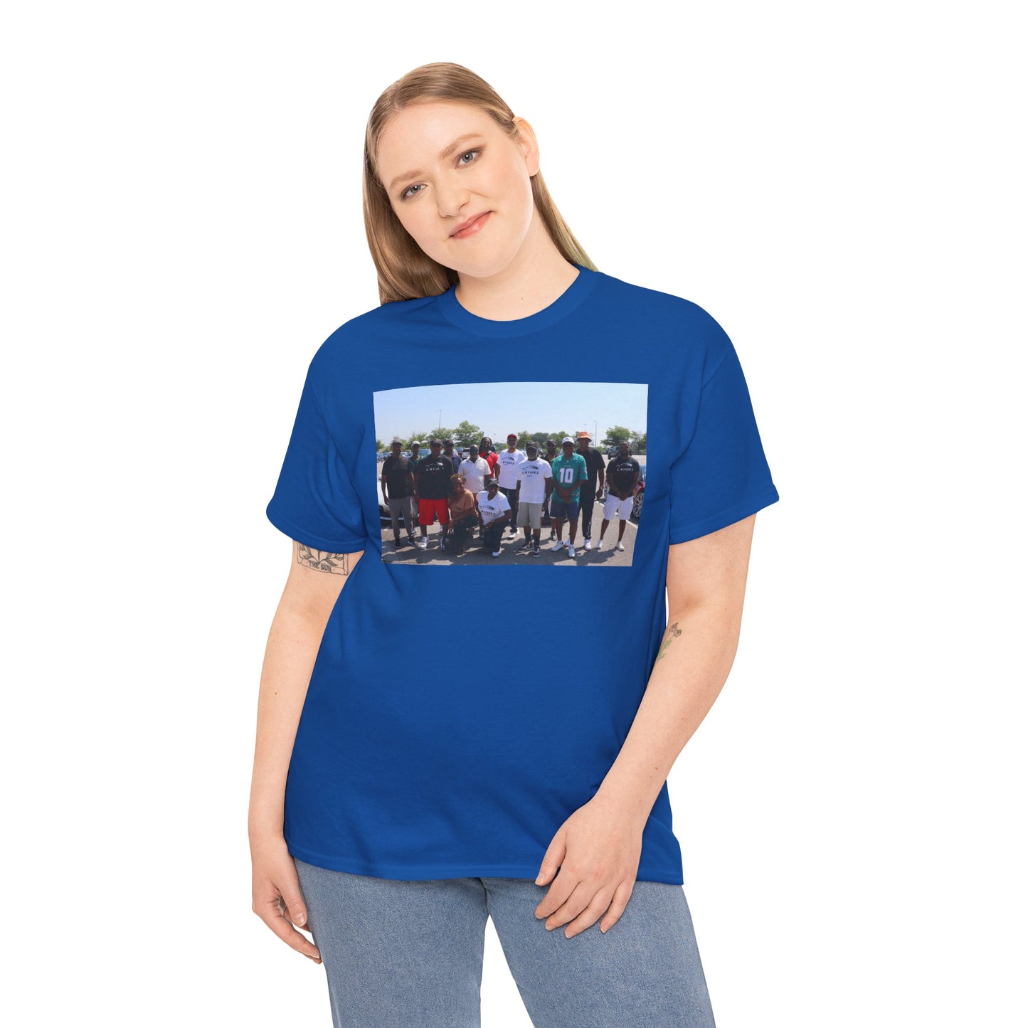 C-RYDERZ Group Photo Custom Tee — Personalized Reunion & Team Picture Shirt Printify