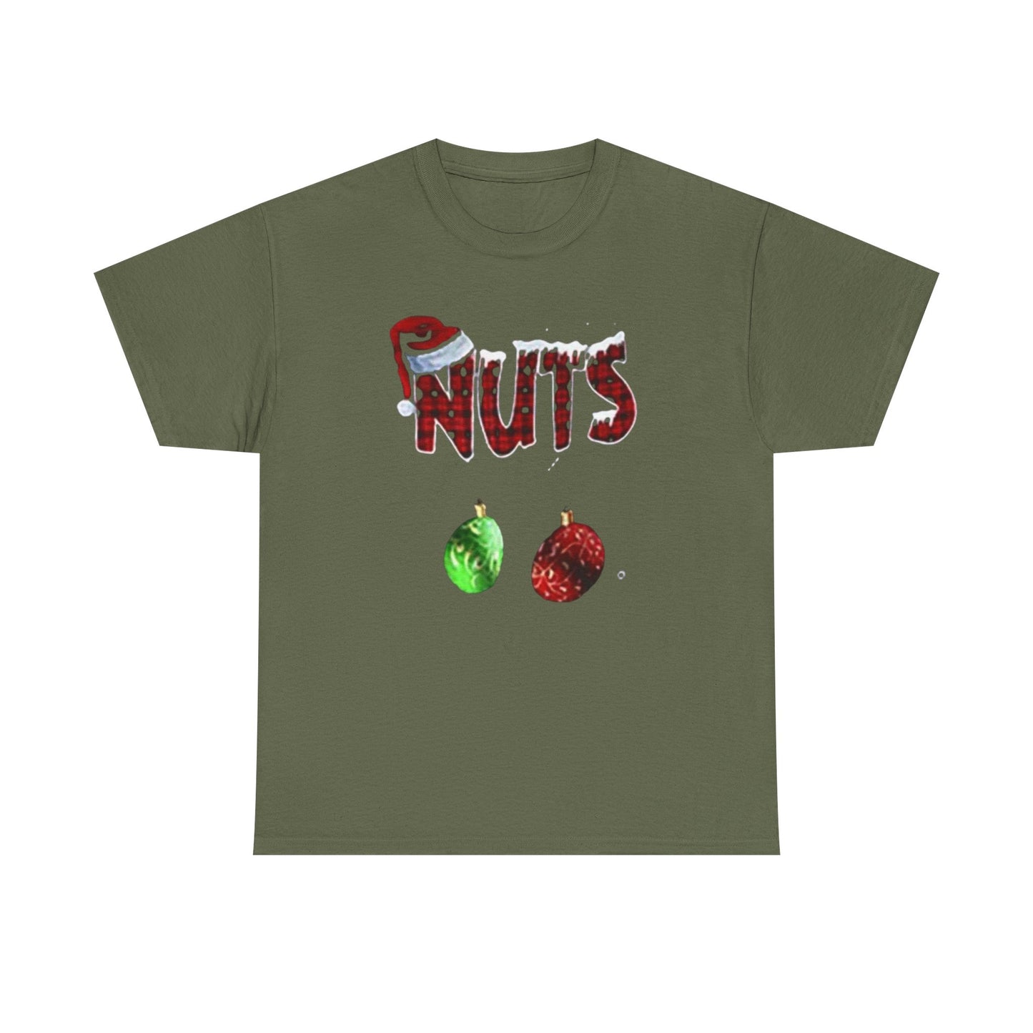 Holiday 'Nuts' Tee — Funny Christmas Ornament Graphic T-Shirt Printify