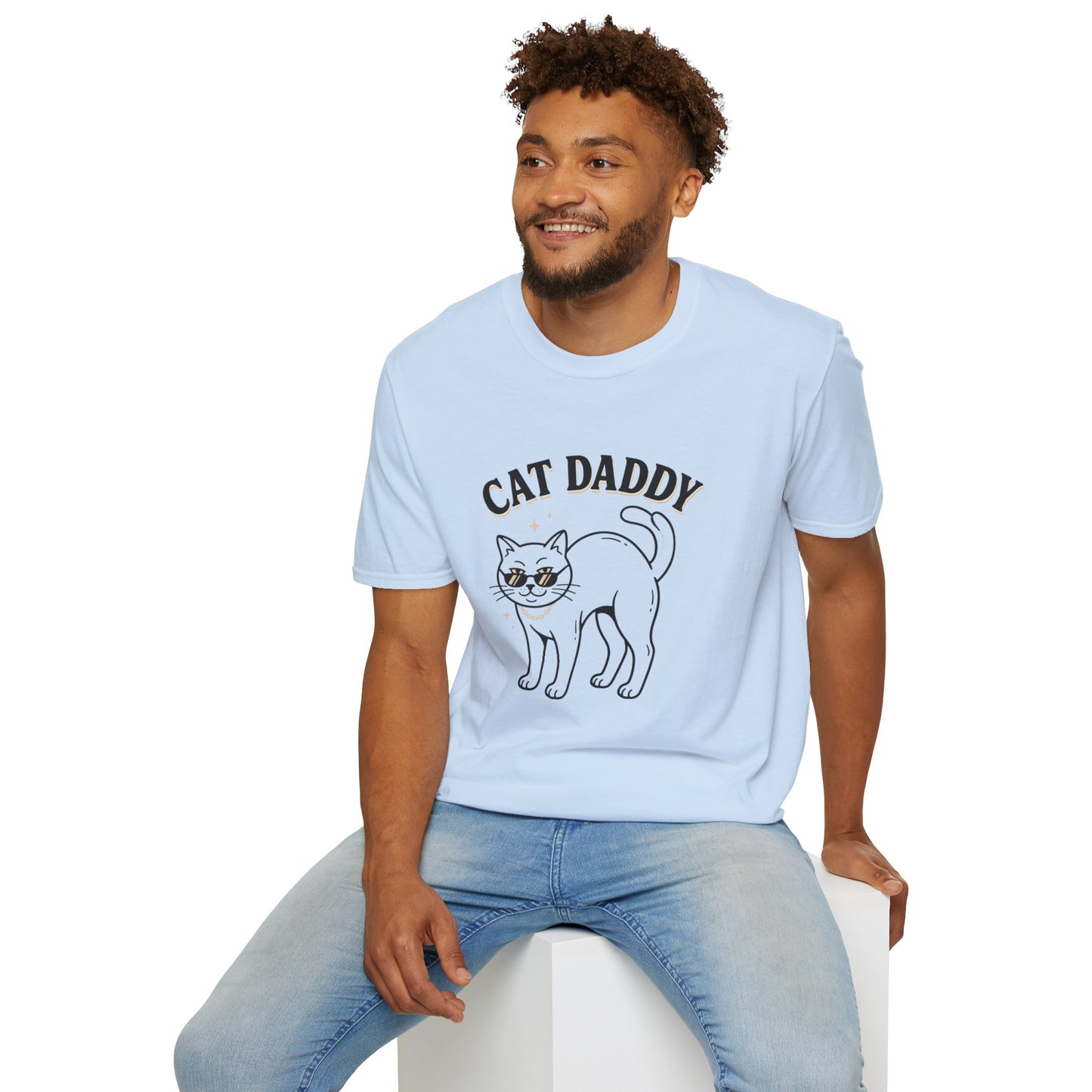 Cat Daddy T-Shirt — Retro Cute Cat Graphic Tee for Cat Lovers