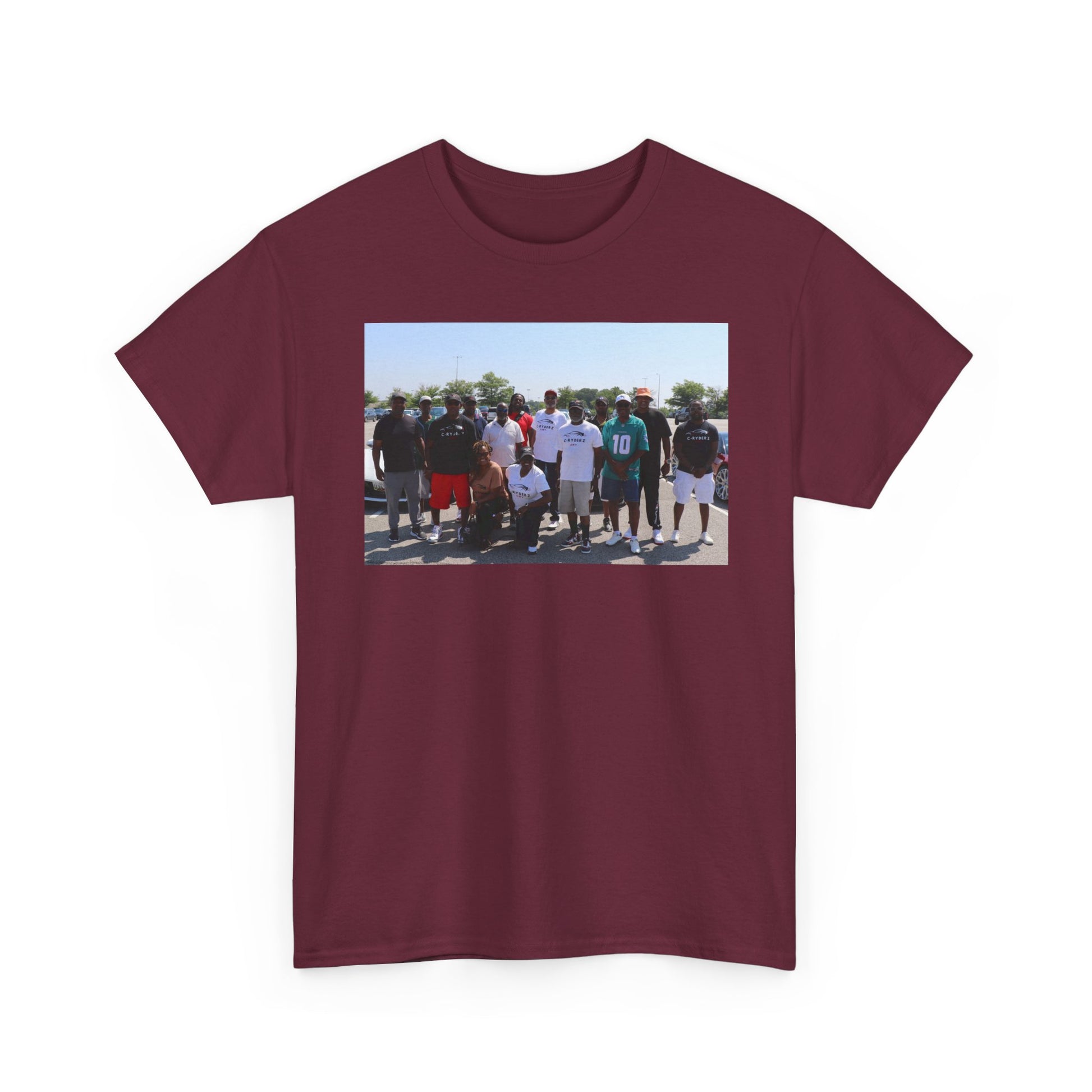 C-RYDERZ Group Photo Custom Tee — Personalized Reunion & Team Picture Shirt Printify