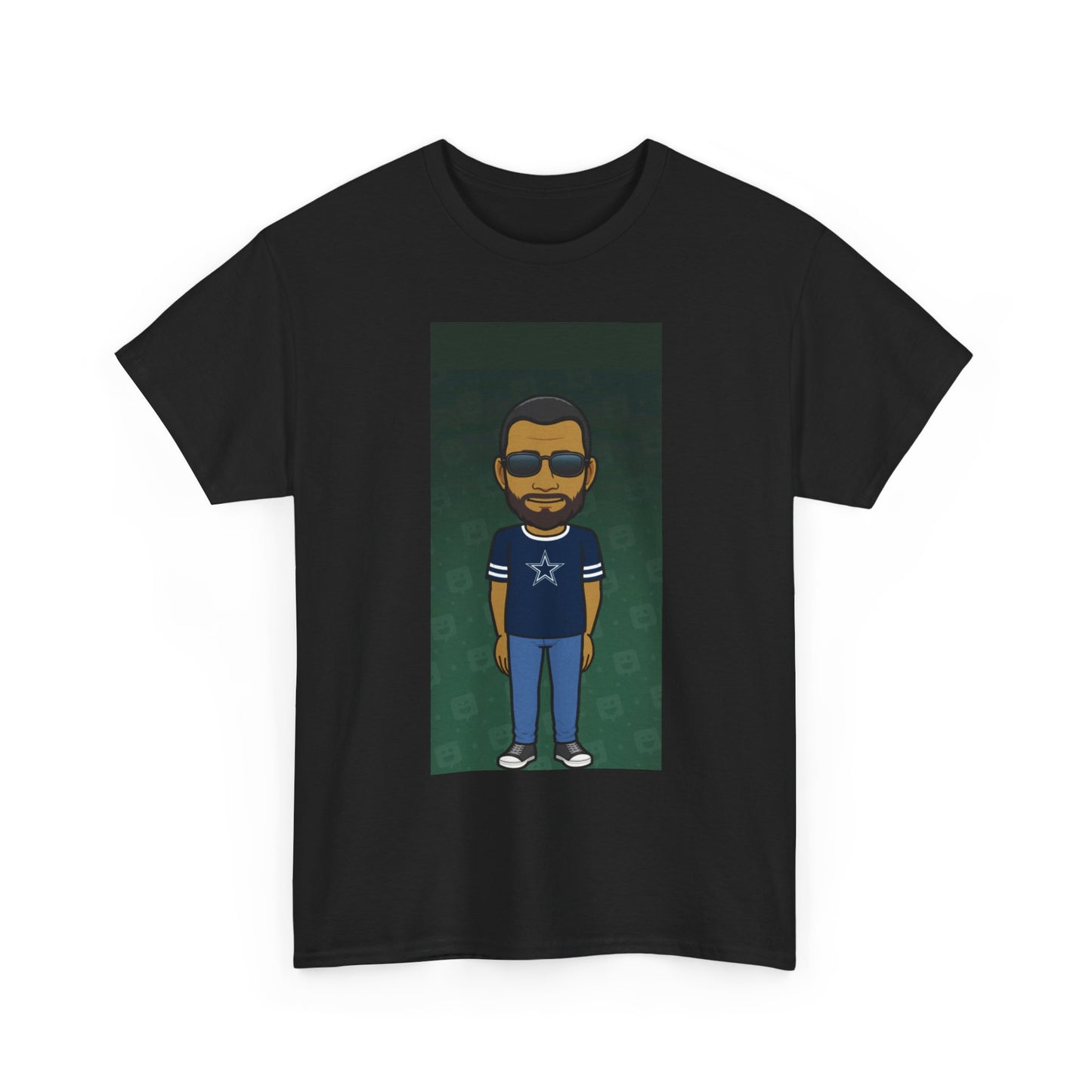 Cartoon Guy Graphic Tee — Personalized Avatar Shirt Printify