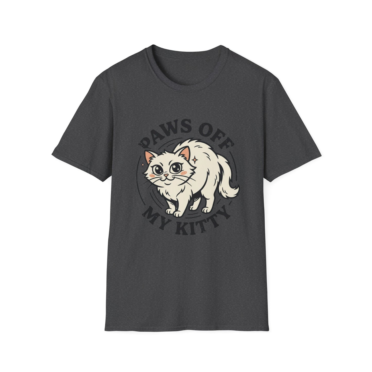 Paws Off My Kitty T-Shirt — Cute Protective Cat Graphic Tee