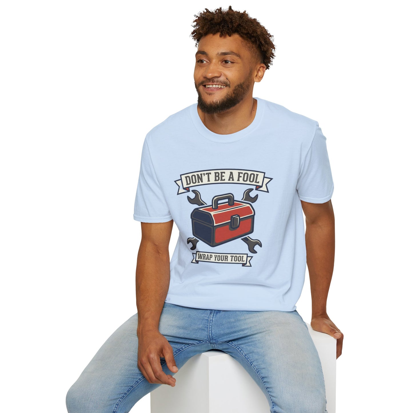 Don't Be a Fool Toolbox T‑Shirt — Wrap Your Tool Shirt for Mechanics & DIYers