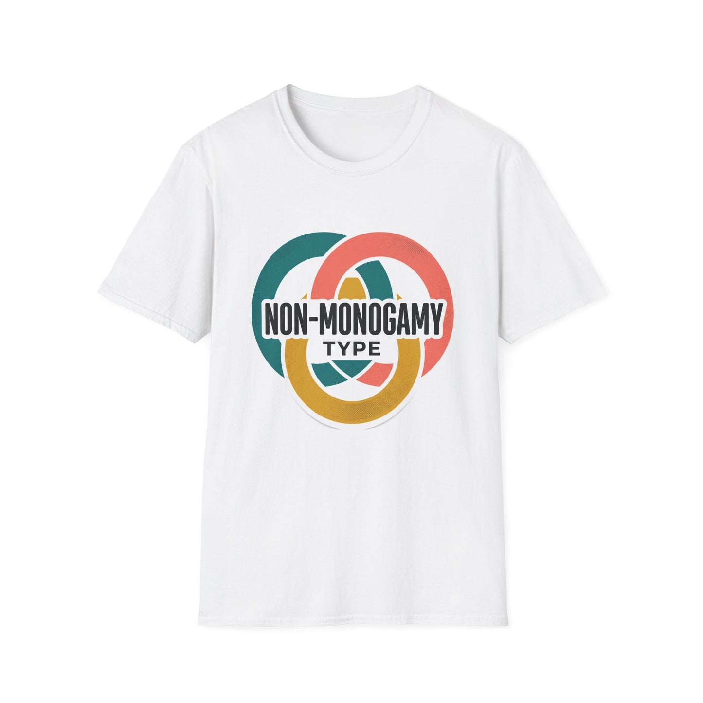 Non-Monogamy Type T-Shirt — Retro Polyamory Pride Tee Printify