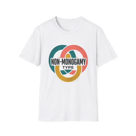 Non-Monogamy Type T-Shirt — Retro Polyamory Pride Tee Printify