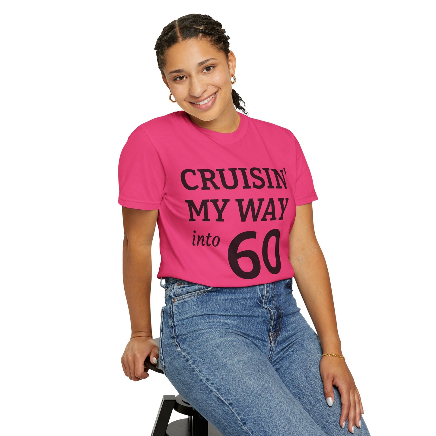 Cruisin' My Way Into 60 T-Shirt — 60th Birthday Tee