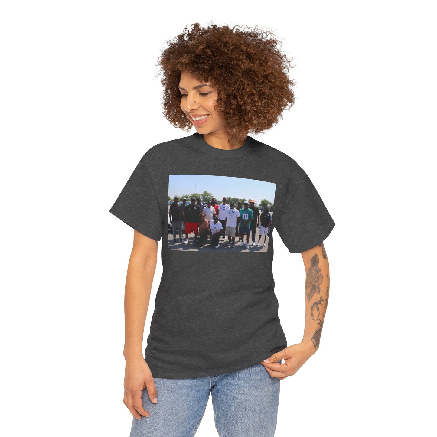 C-RYDERZ Group Photo Custom Tee — Personalized Reunion & Team Picture Shirt Printify