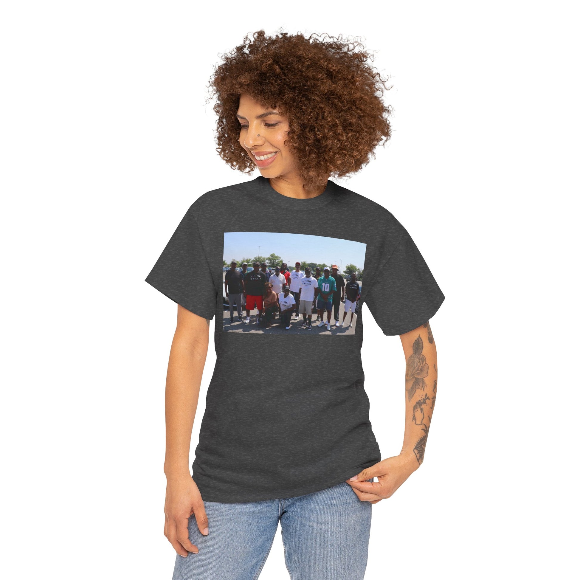 C-RYDERZ Group Photo Custom Tee — Personalized Reunion & Team Picture Shirt Printify
