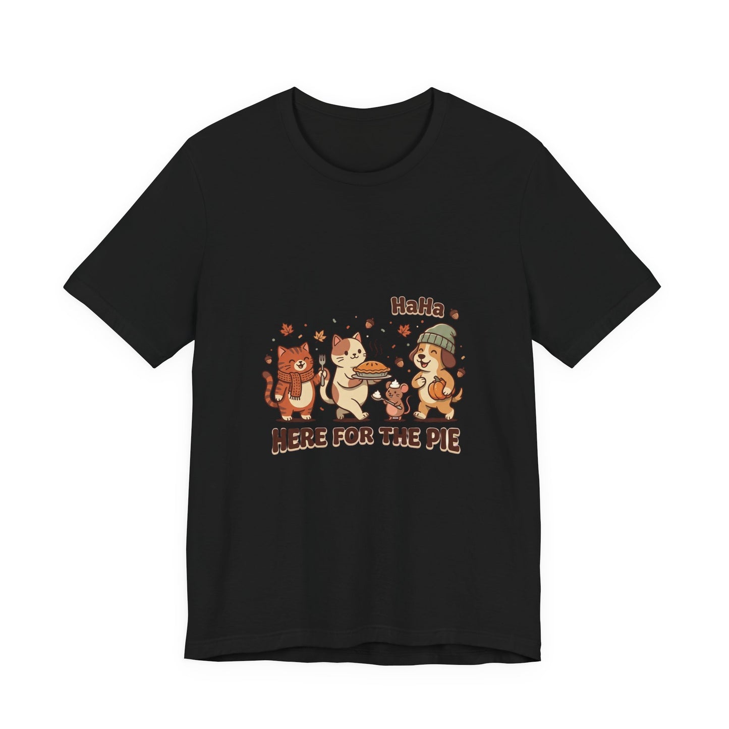 Here for the Pie Tee | Thanksgiving Turkey Pumpkin Pie Harvest