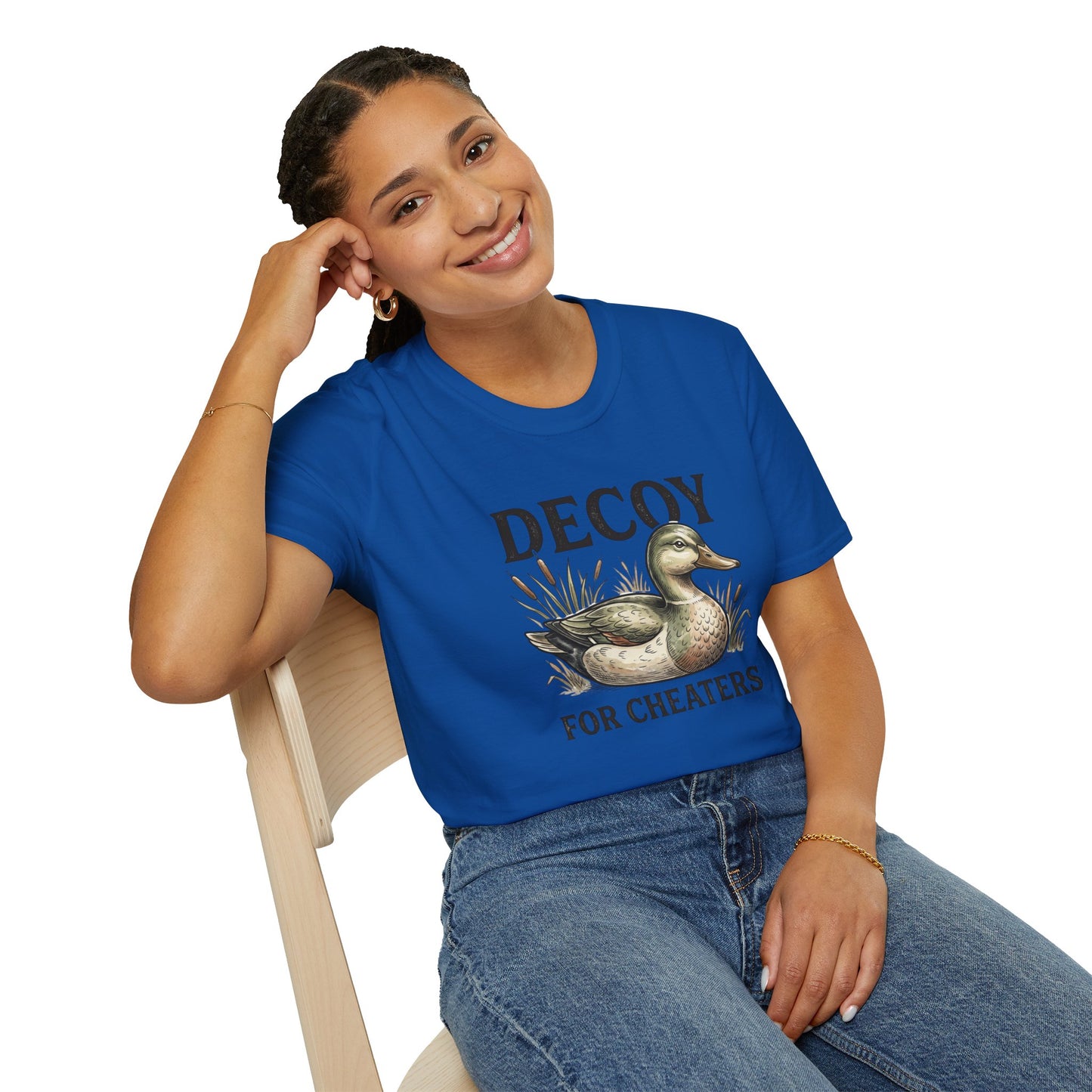 Decoy Duck T-Shirt — "Decoy for Cheaters" Vintage Waterfowl Tee