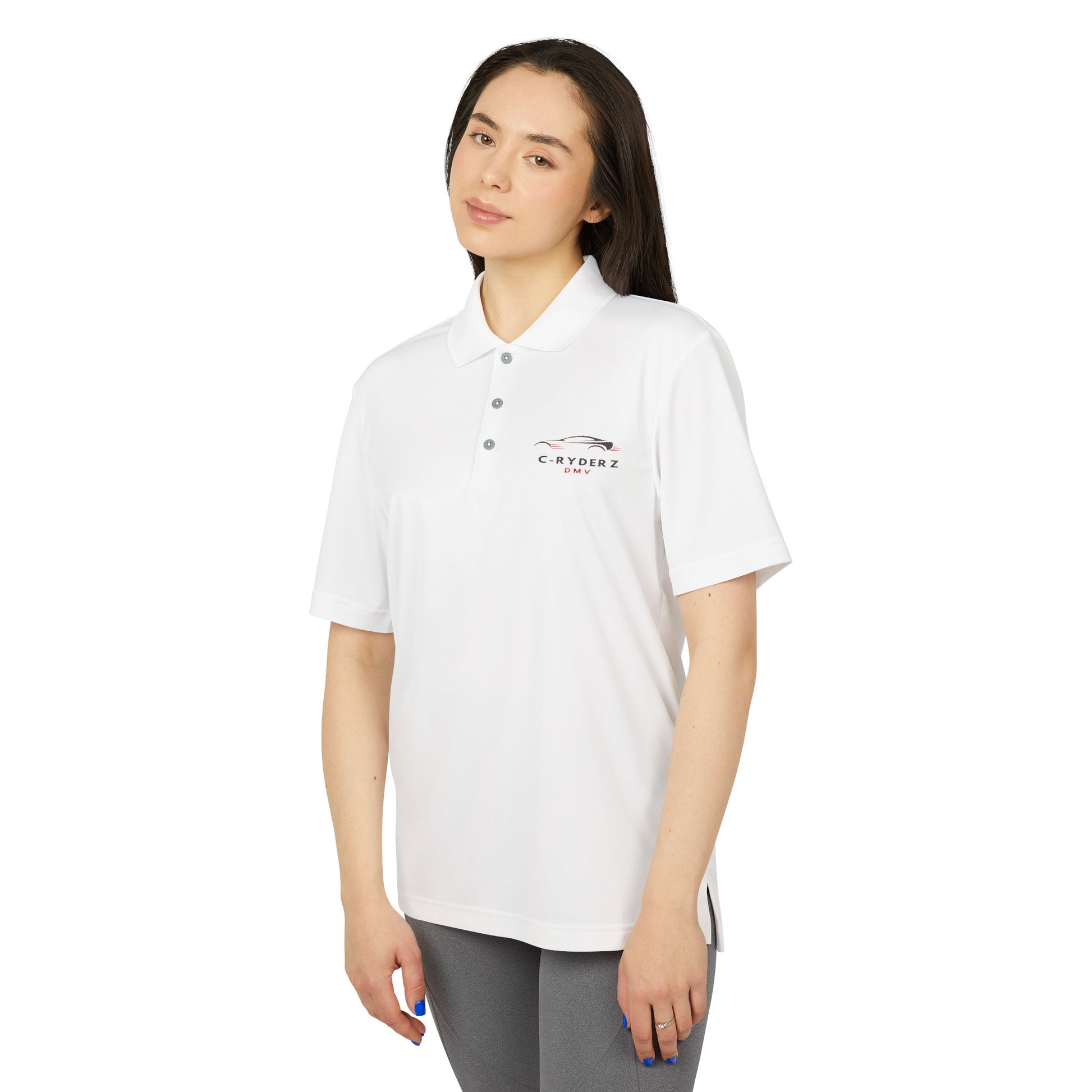 C-RYDERZ Adidas Unisex Performance Polo Shirt - Stylish Activewear for Athletes Printify