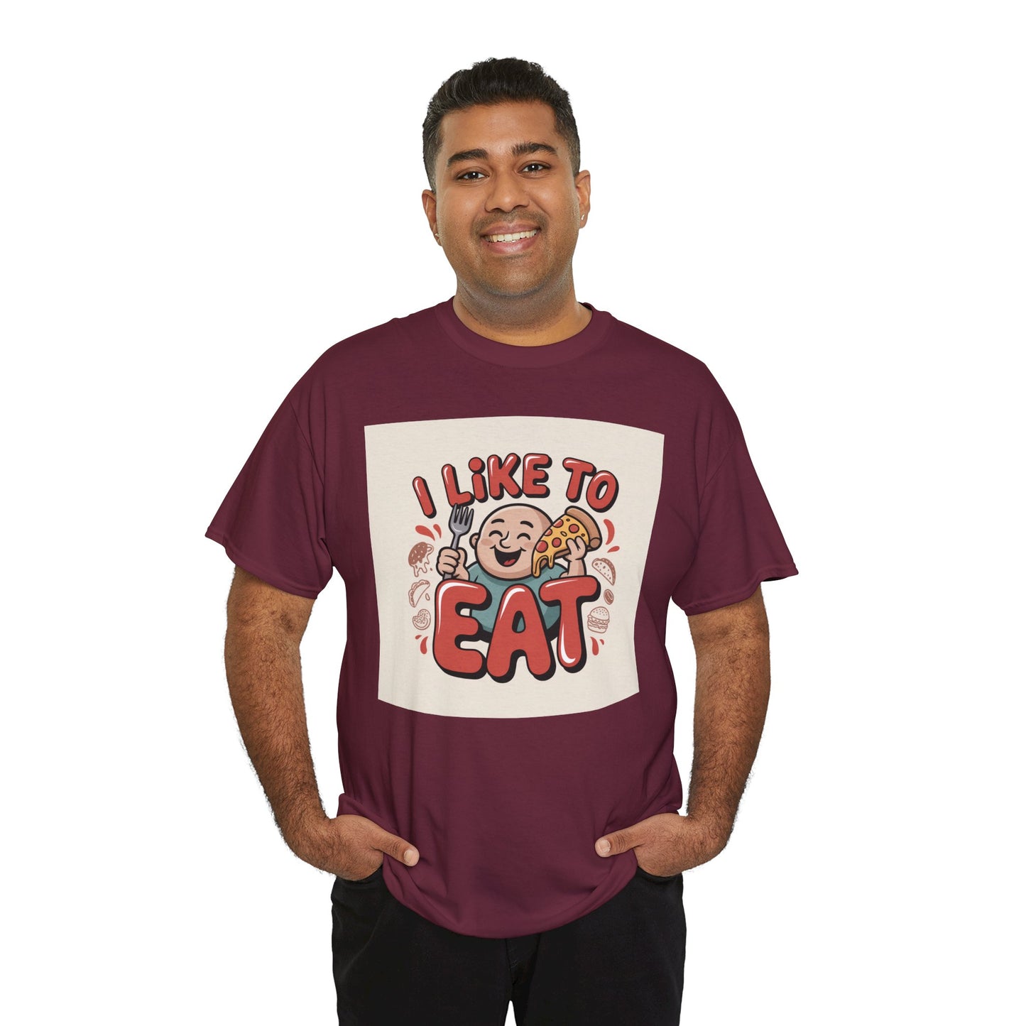 I Like To Eat T-Shirt — Funny Food Lover Graphic Tee