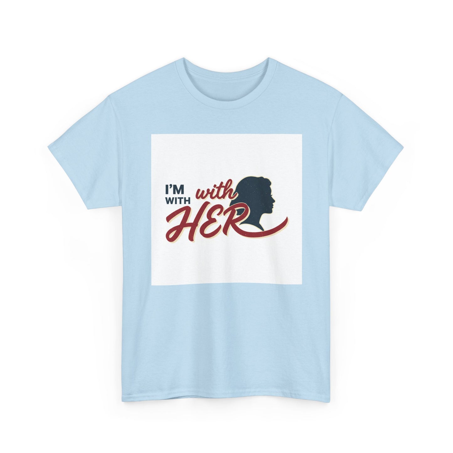 I'm With Her T-Shirt — Women's Rights / Feminist Silhouette Tee