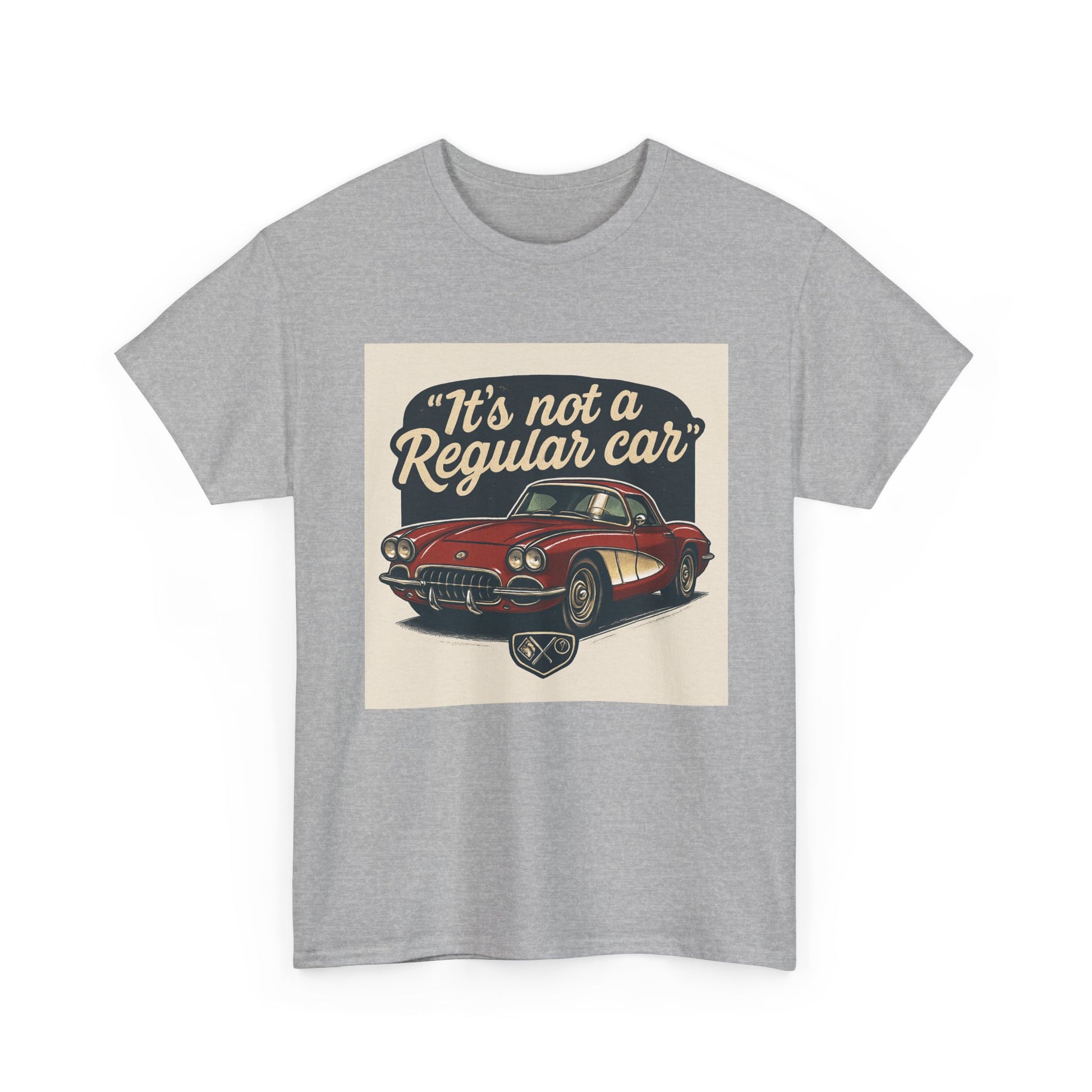 Classic Car Tee — "It's Not a Regular Car" Vintage Muscle Car Shirt Printify