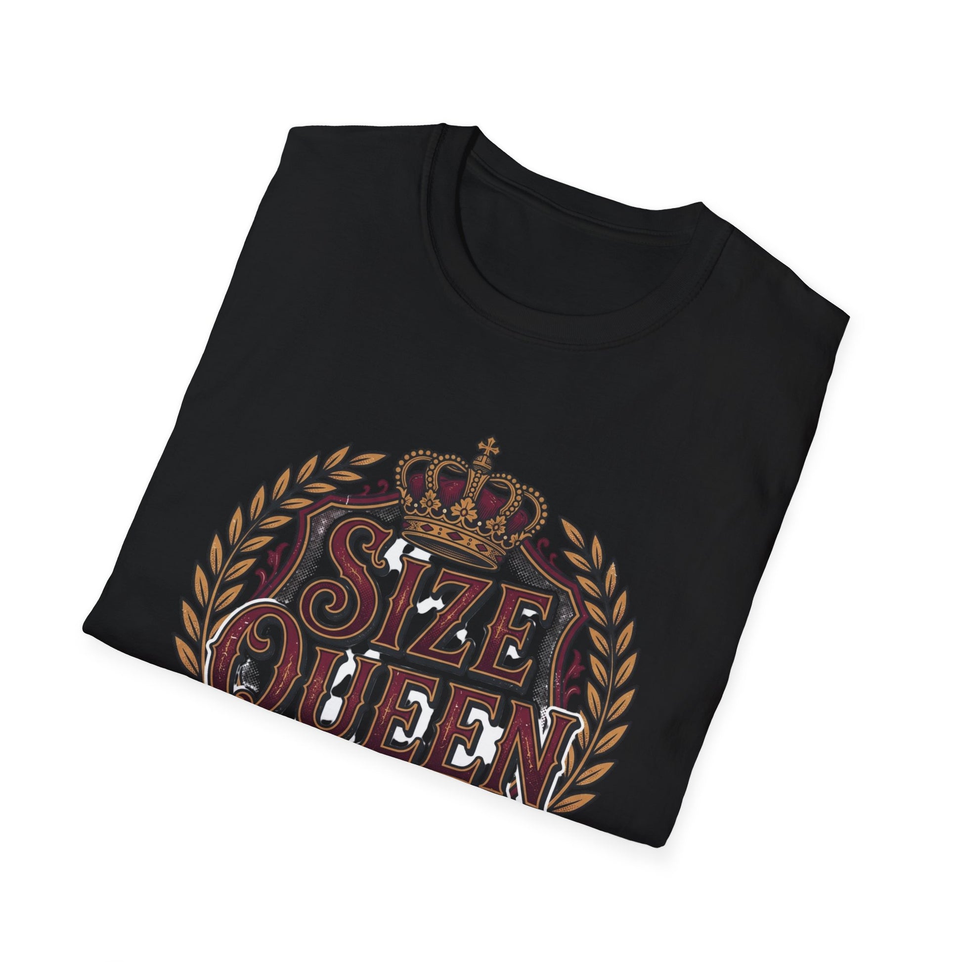 Size Queen T‑Shirt — Vintage Crown Graphic Tee Printify