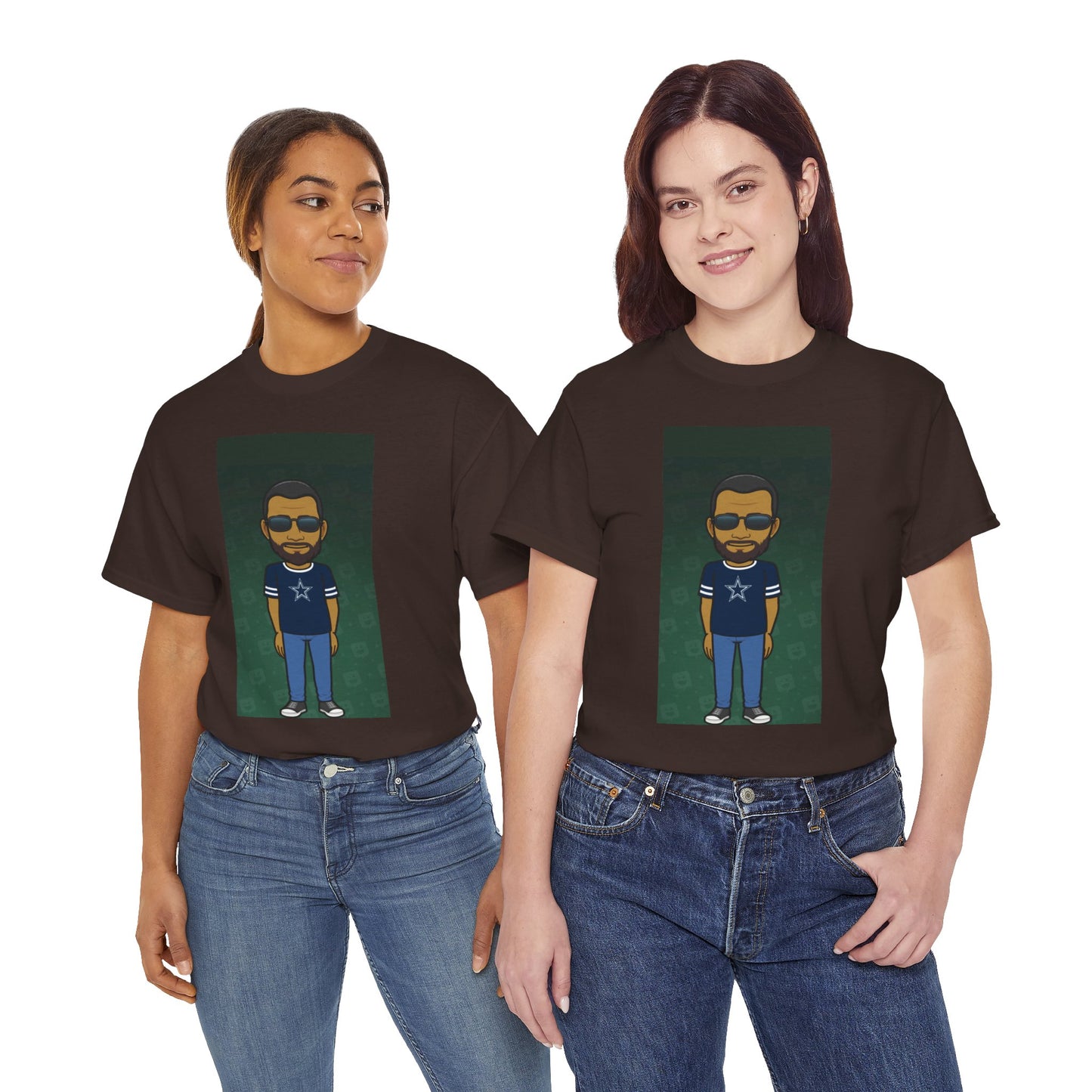 Cartoon Guy Graphic Tee — Personalized Avatar Shirt Printify