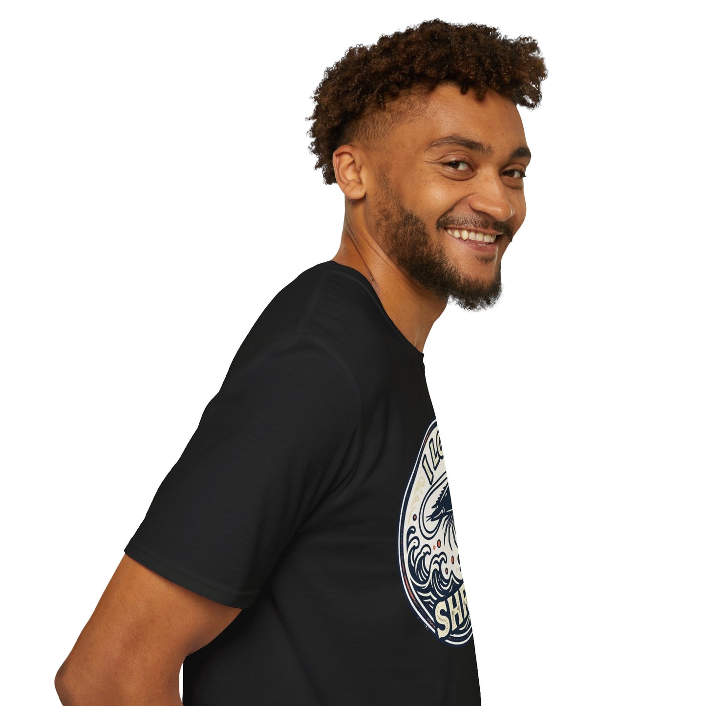 I Love Shrimp T-Shirt — Retro Seafood Crew Tee