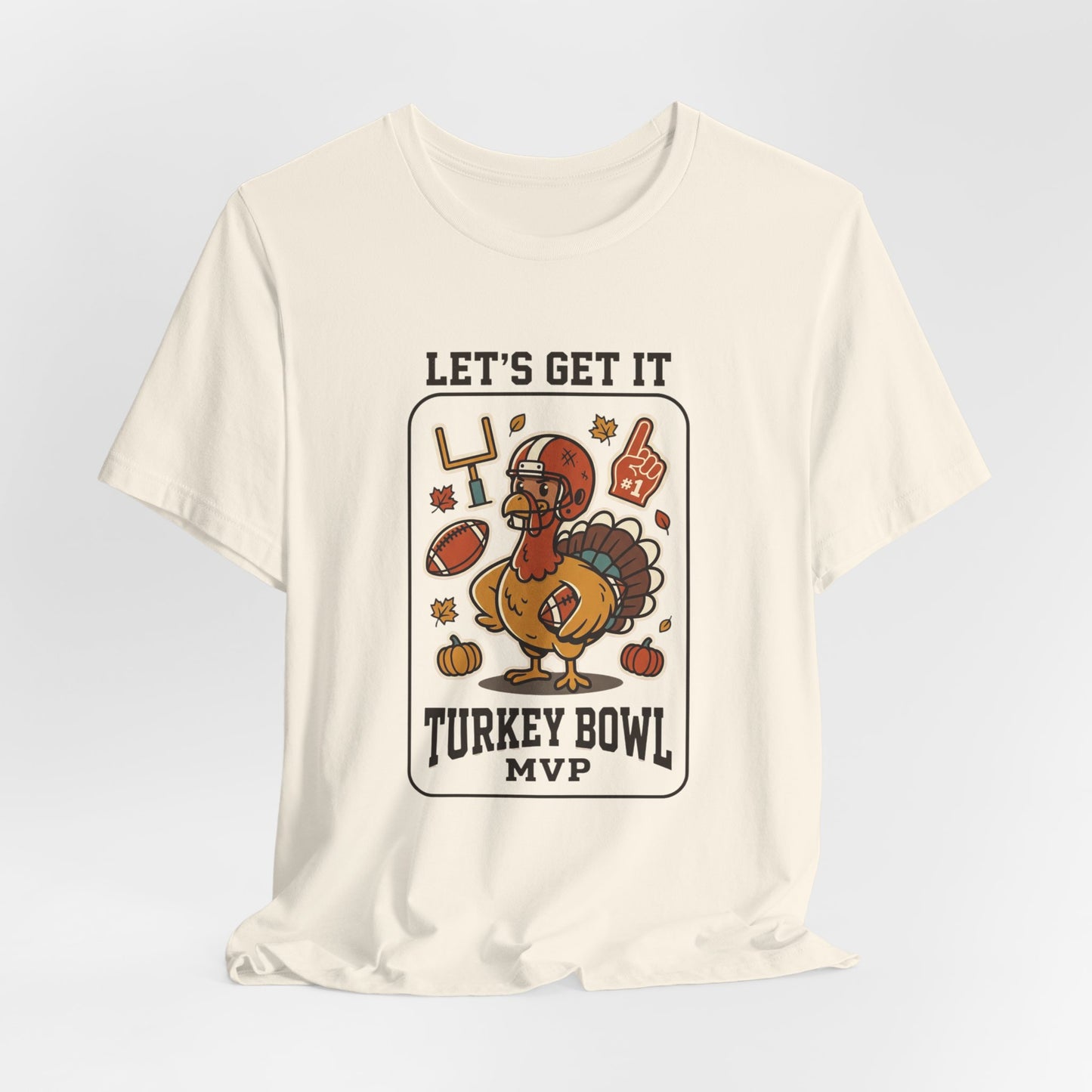 Turkey Bowl MVP T-Shirt | Thanksgiving football, pumpkin pie harvest