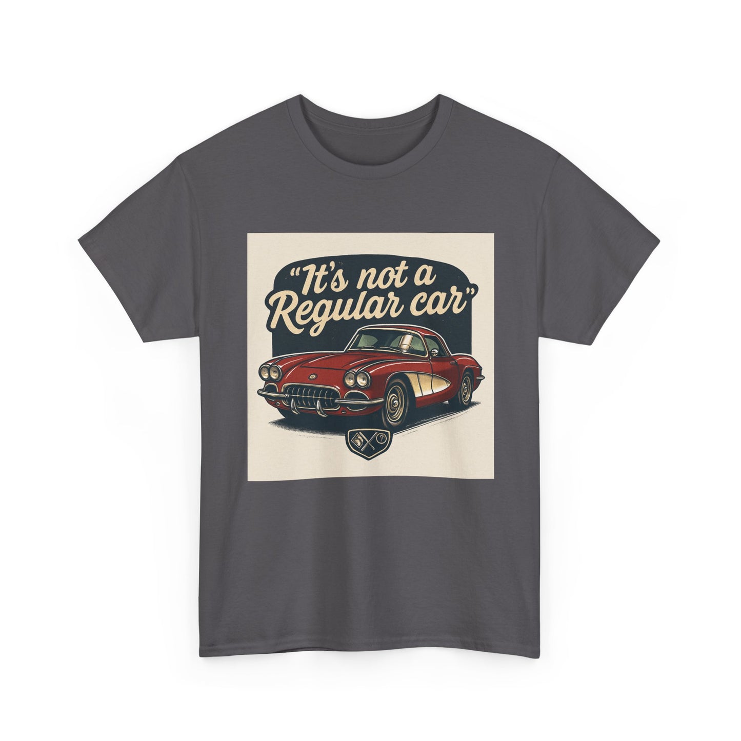 Classic Car Tee — "It's Not a Regular Car" Vintage Muscle Car Shirt Printify