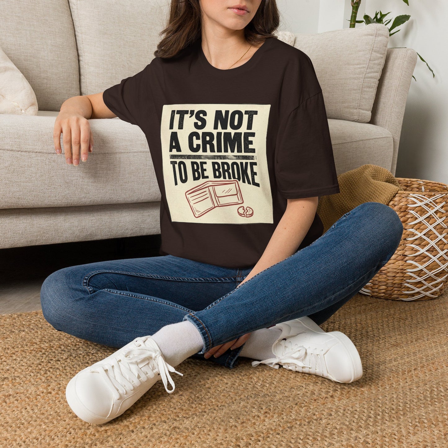 It's Not a Crime to Be Broke T-Shirt