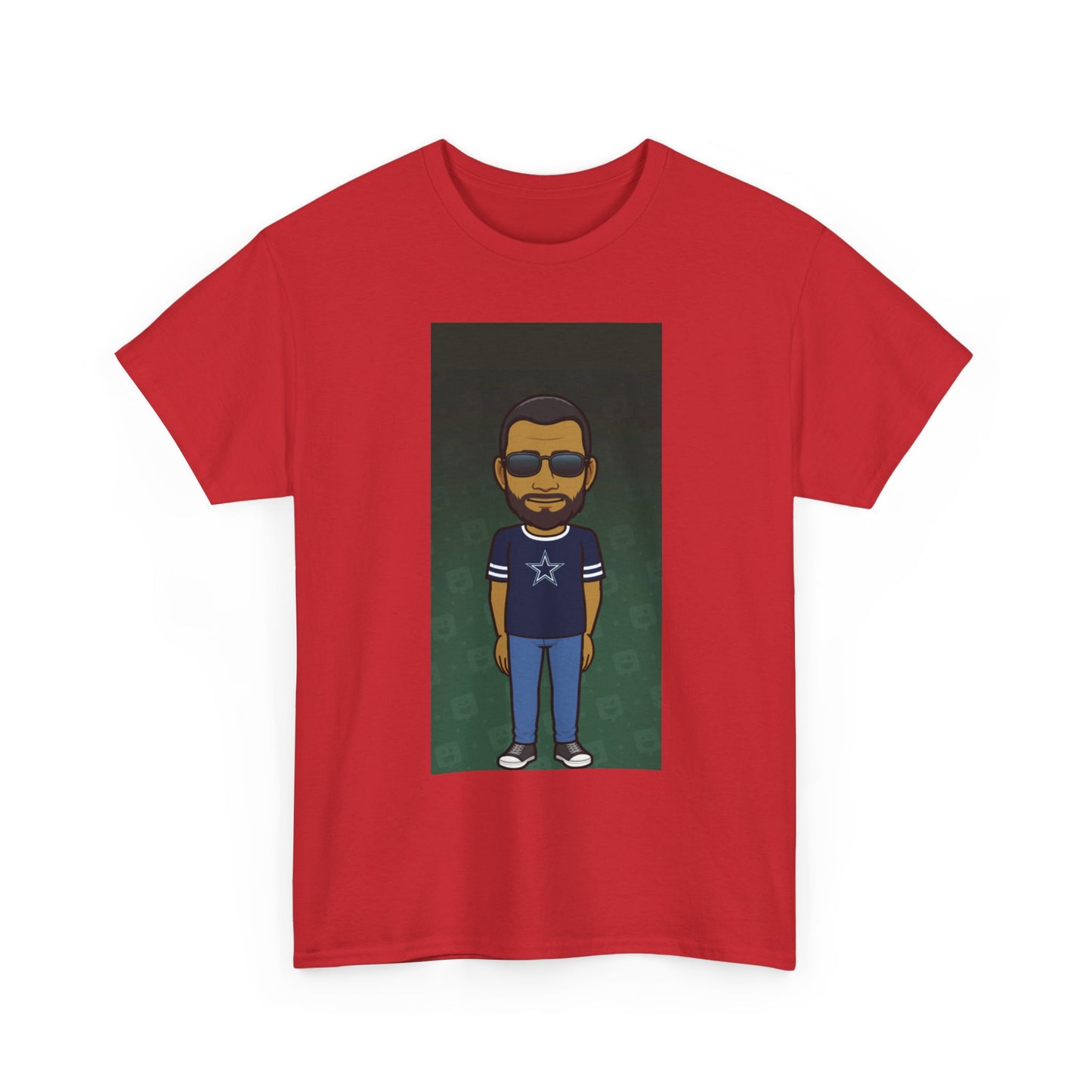 Cartoon Guy Graphic Tee — Personalized Avatar Shirt Printify