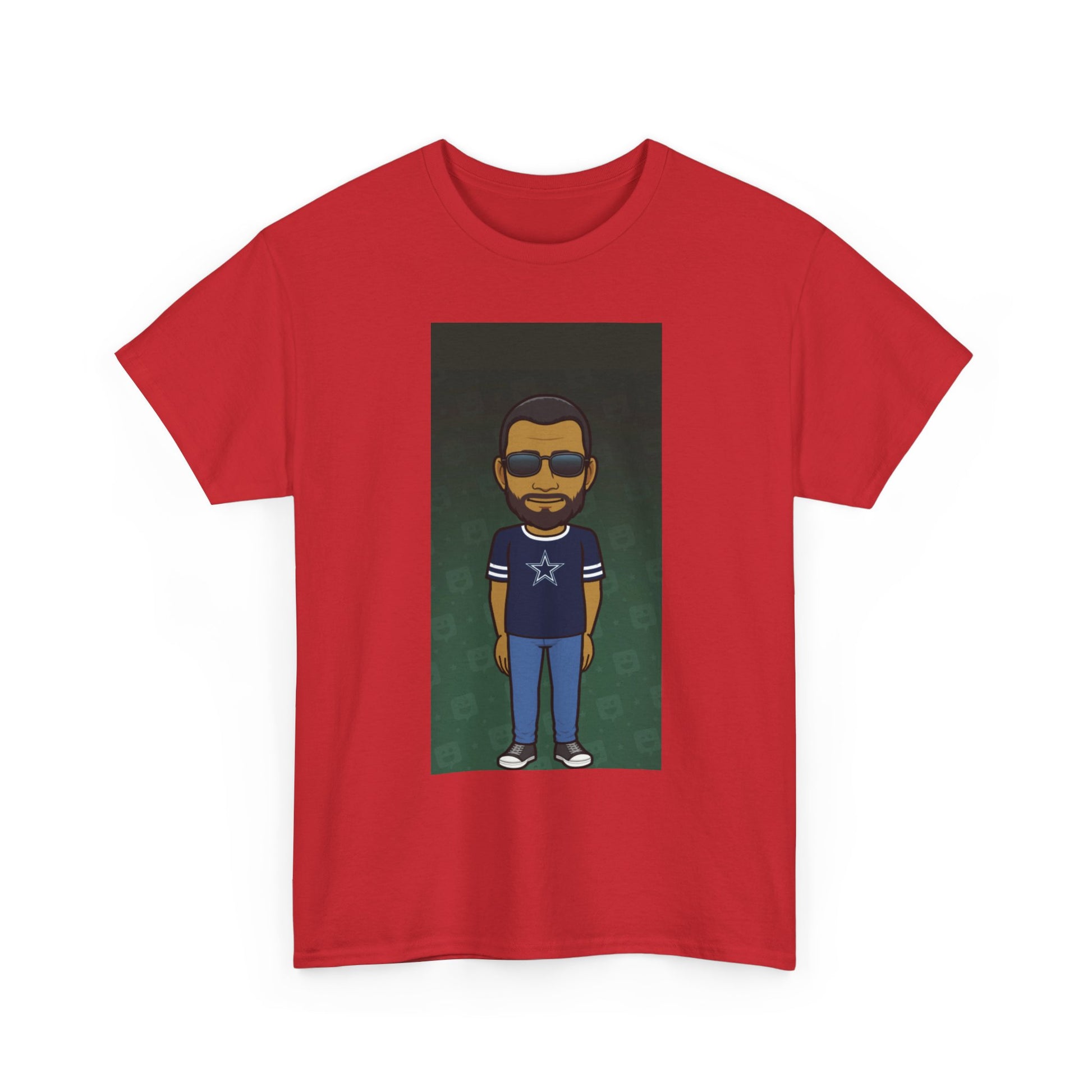 Cartoon Guy Graphic Tee — Personalized Avatar Shirt Printify