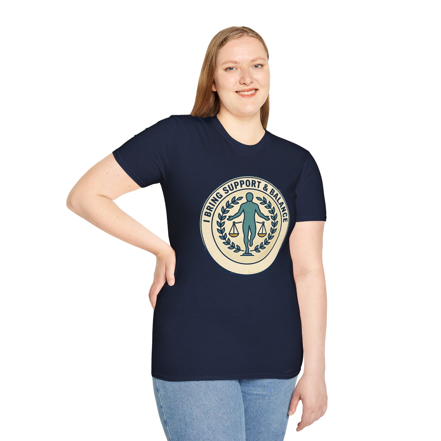 I Bring Support & Balance Graphic Tee-Balance & Support T-Shirt