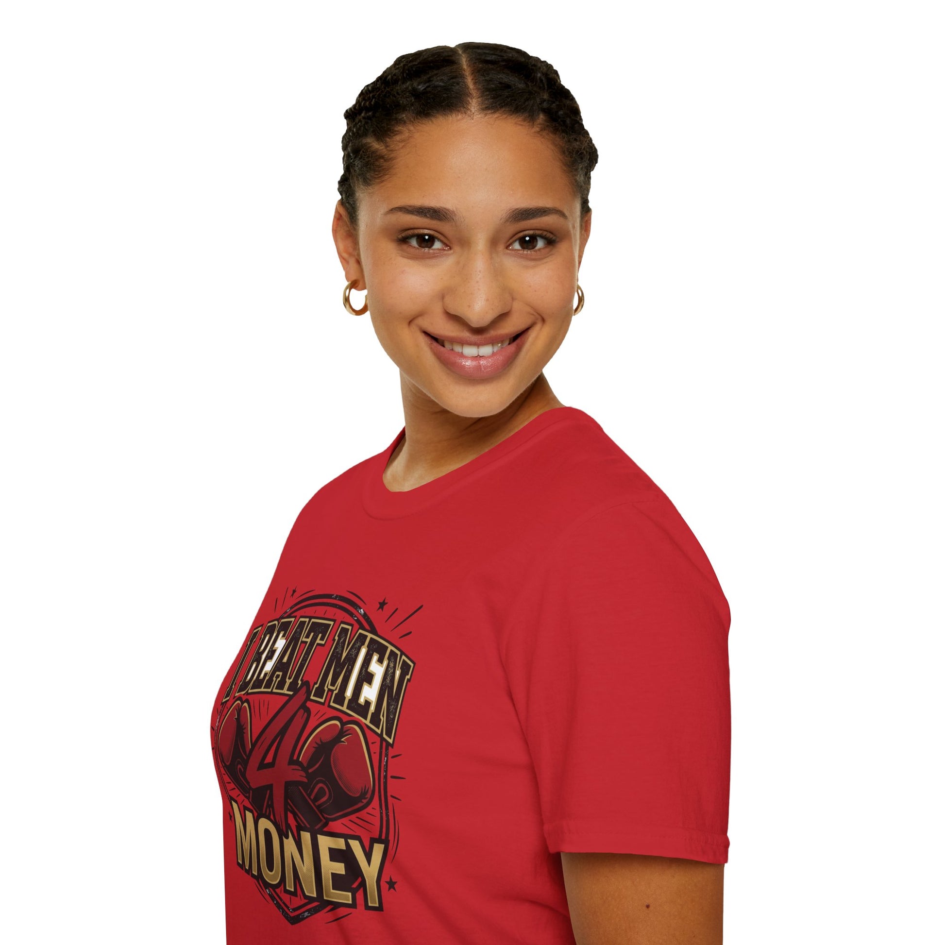 I Beat Men 4 Money Boxing T-Shirt Printify