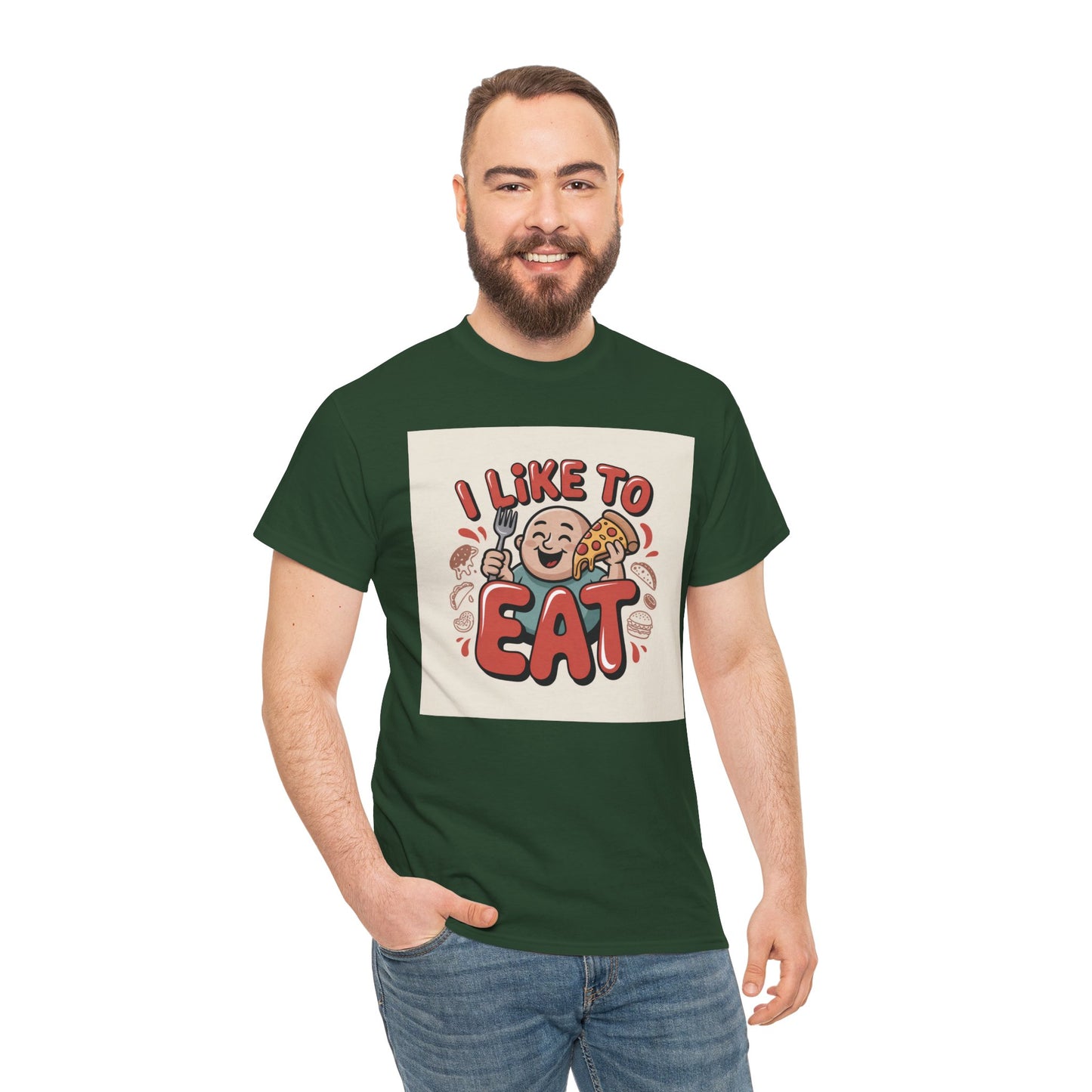 I Like To Eat T-Shirt — Funny Food Lover Graphic Tee