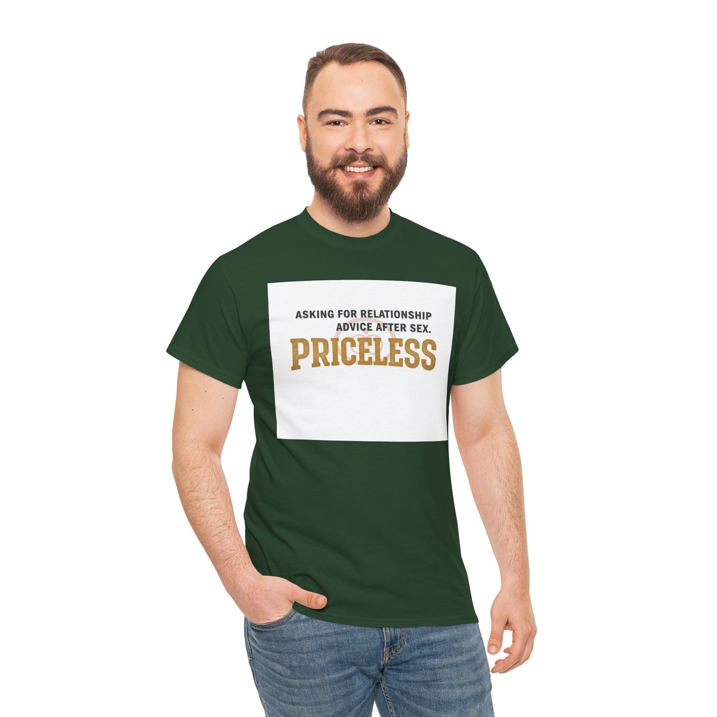 Priceless Funny Graphic Tee — "Asking for Relationship Advice After Sex" Casual Cotton Shirt
