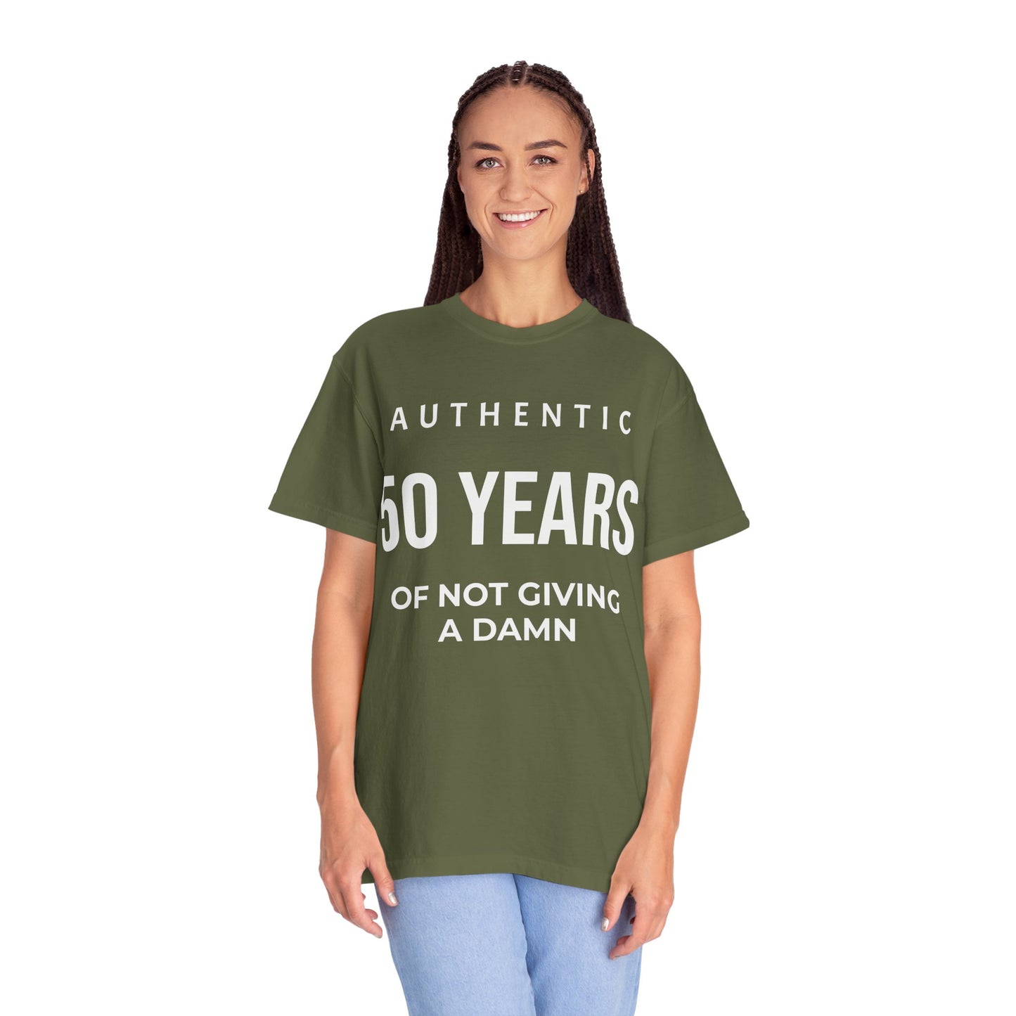50 Years of Not Giving a Damn T-Shirt — Funny 50th Birthday Tee