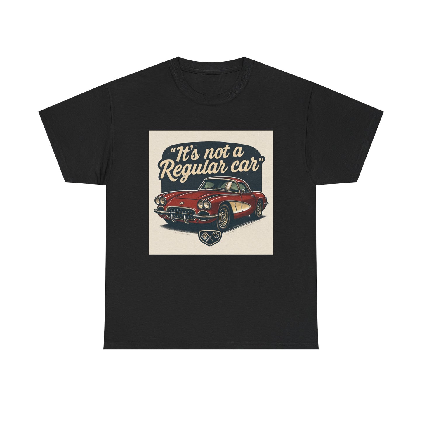Classic Car Tee — "It's Not a Regular Car" Vintage Muscle Car Shirt Printify